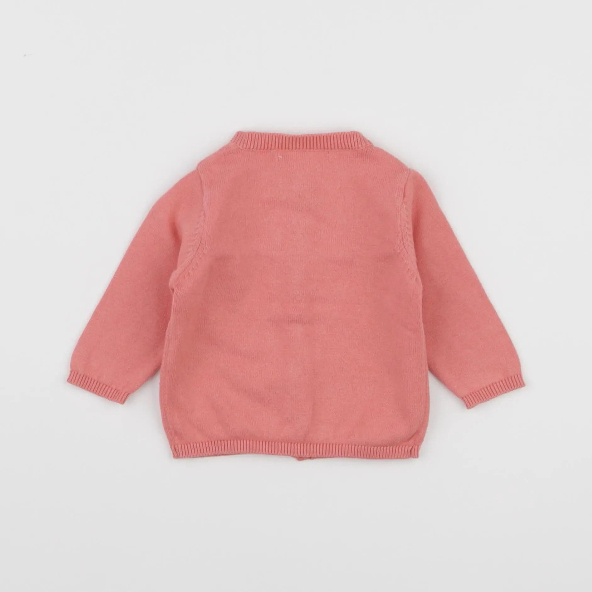 Vertbaudet - gilet rose - 3 mois