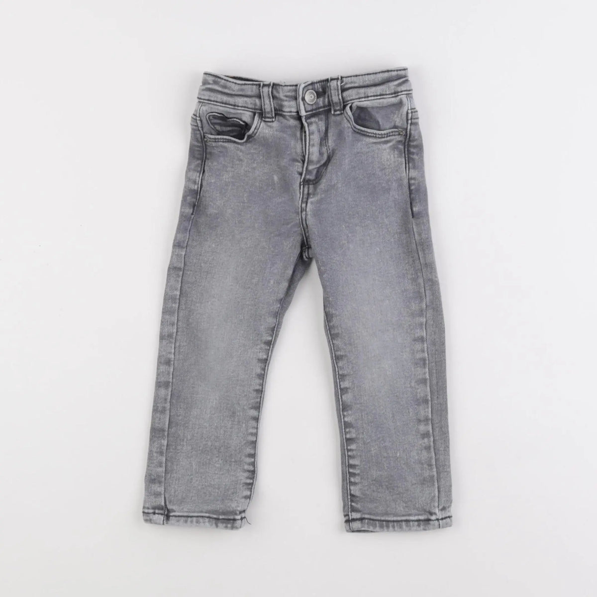 Vertbaudet - jean gris - 2 ans