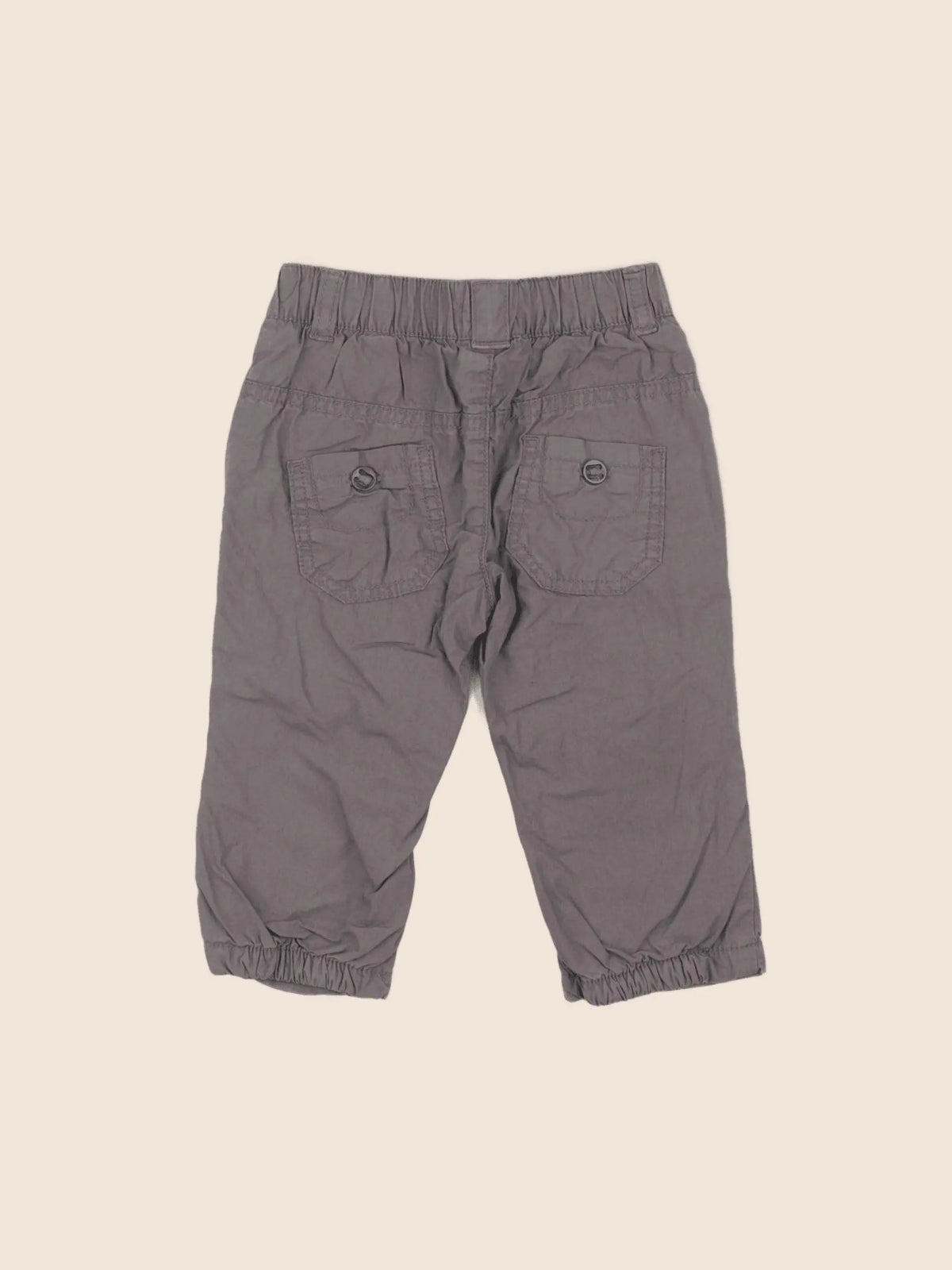 Vertbaudet - pantalon gris - 12 mois