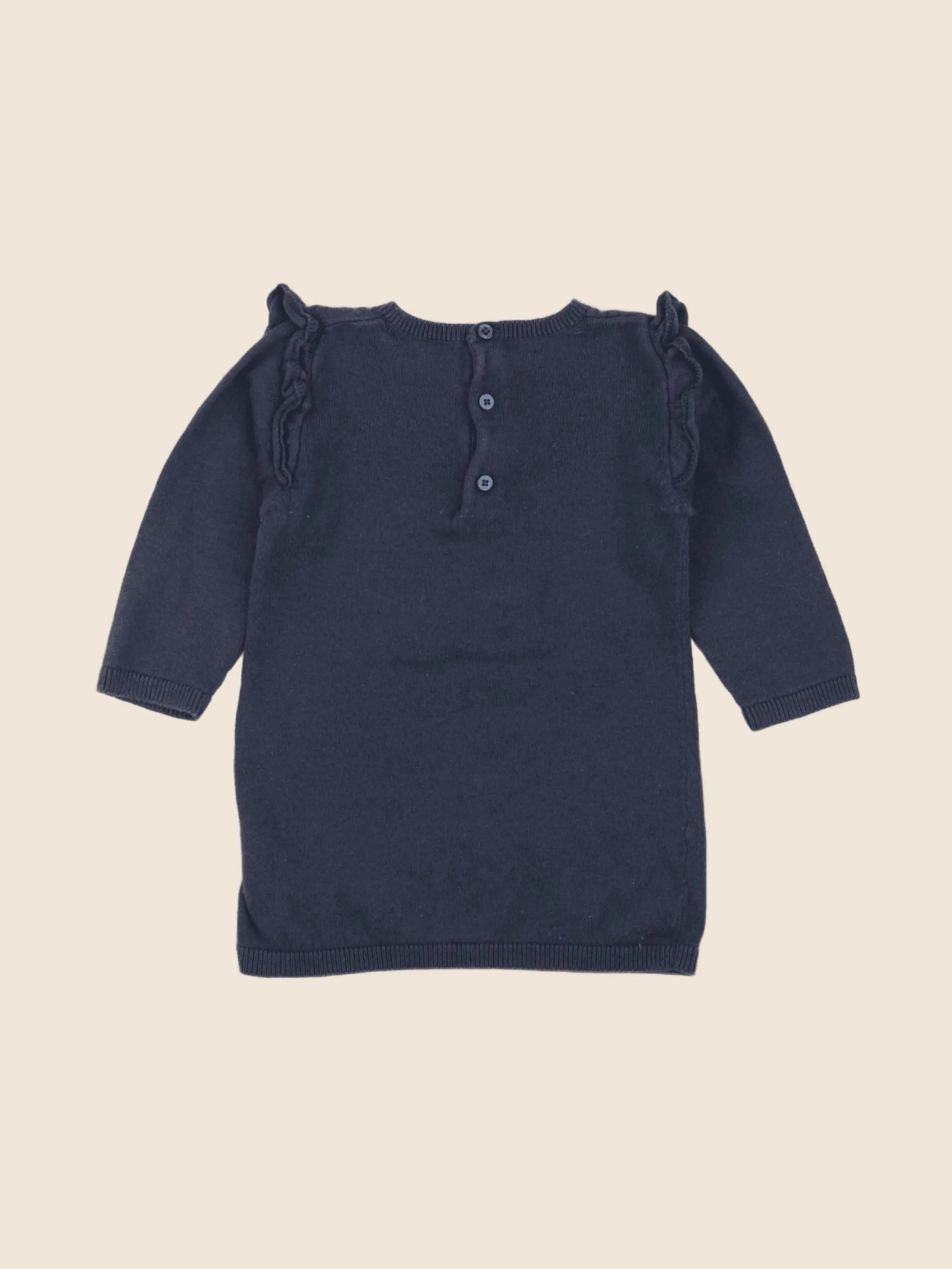 Vertbaudet - robe bleu - 18 mois