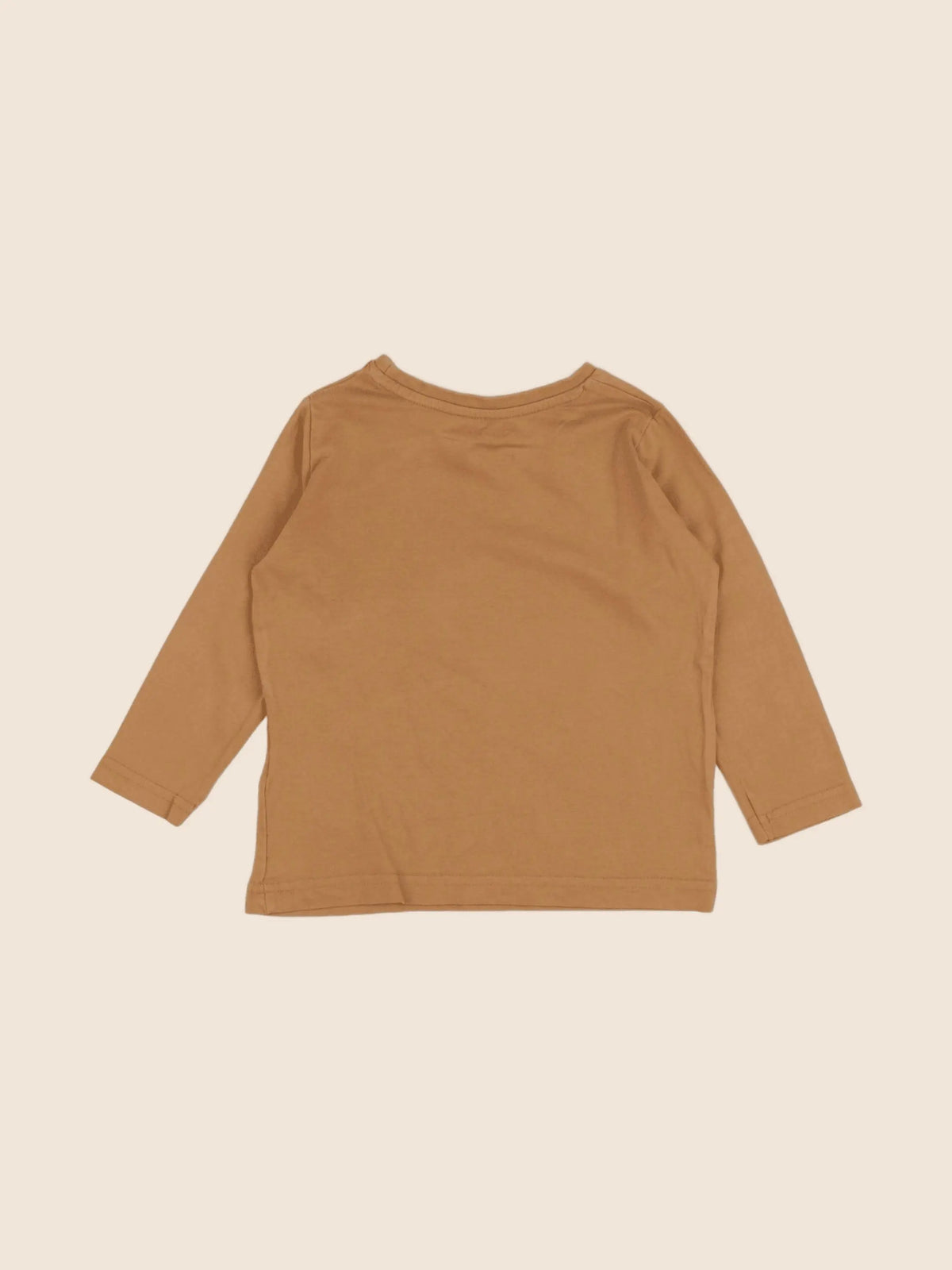 Vertbaudet - tee-shirt marron - 2 ans