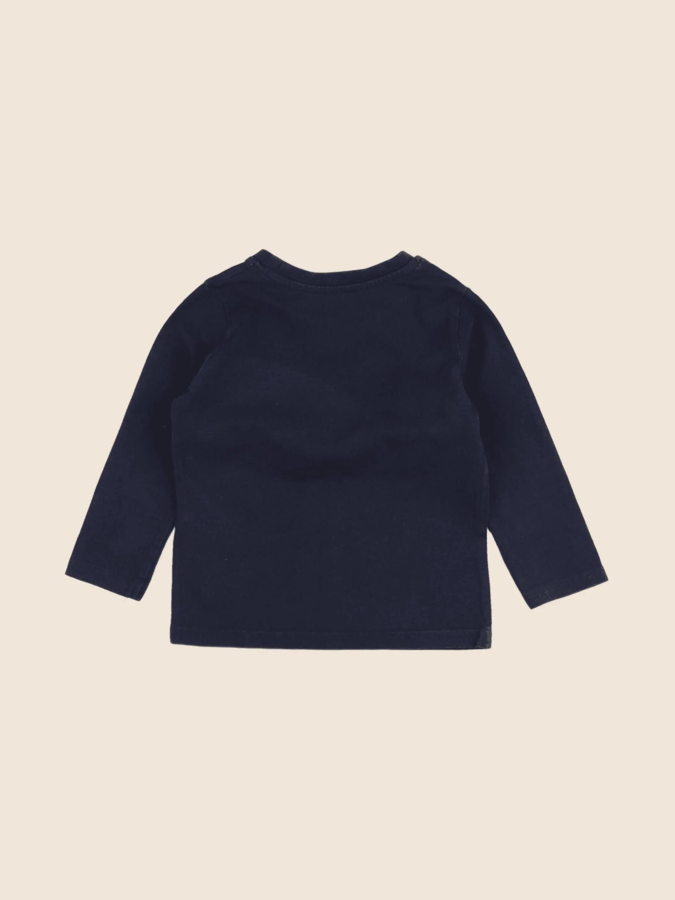 Vertbaudet - tee-shirt bleu - 2 ans