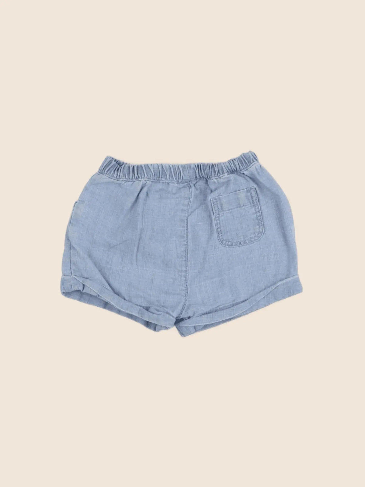 Mango - short bleu - 3/6 mois