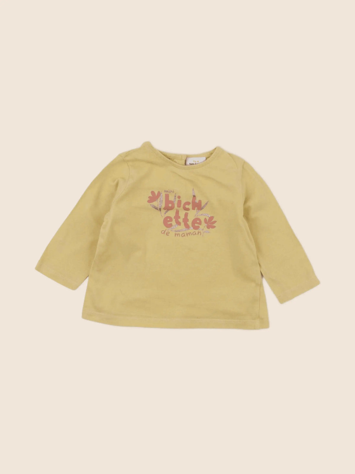 Tape à l'oeil - tee-shirt jaune - 6 mois