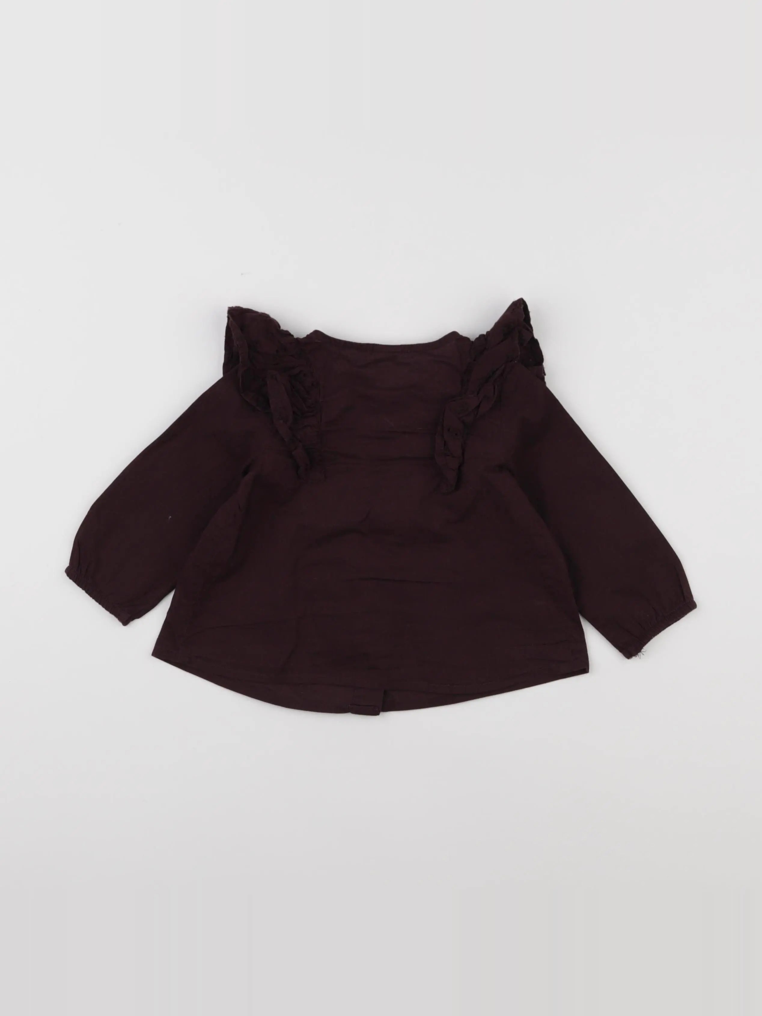 H&M - blouse violet - 3/6 mois
