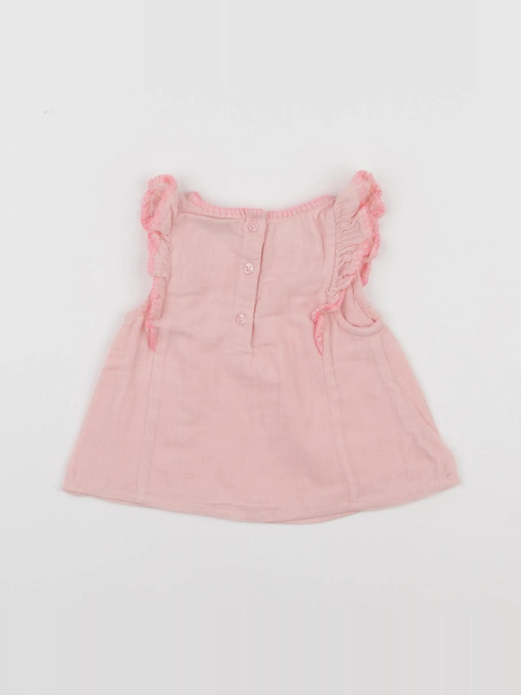 Tape à l'oeil - blouse rose - 6 mois