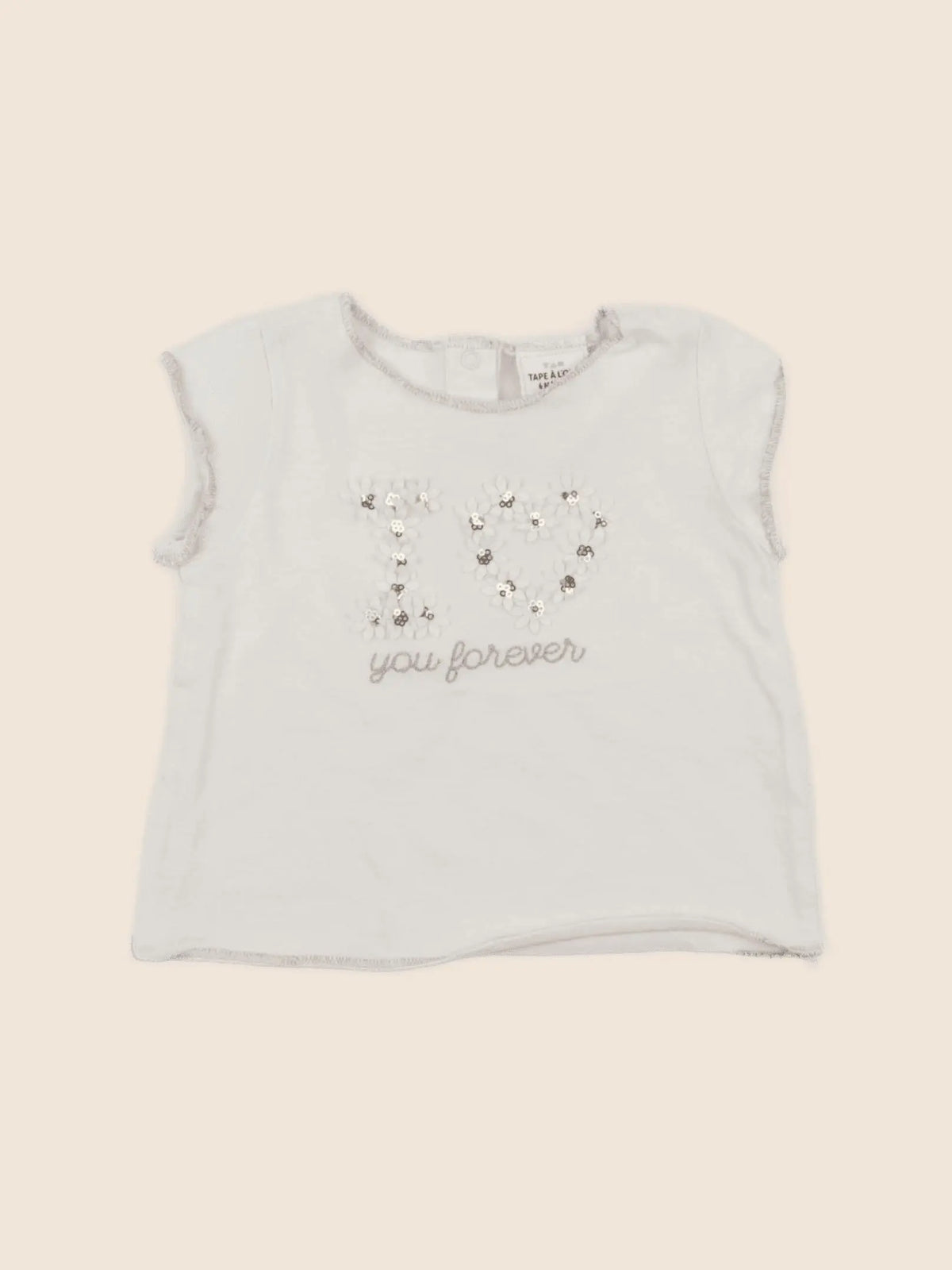 Tape à l'oeil - tee-shirt beige - 6 mois