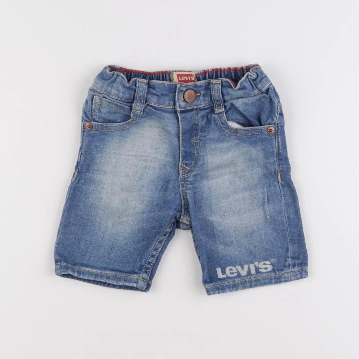 Levi's - short bleu - 18 mois
