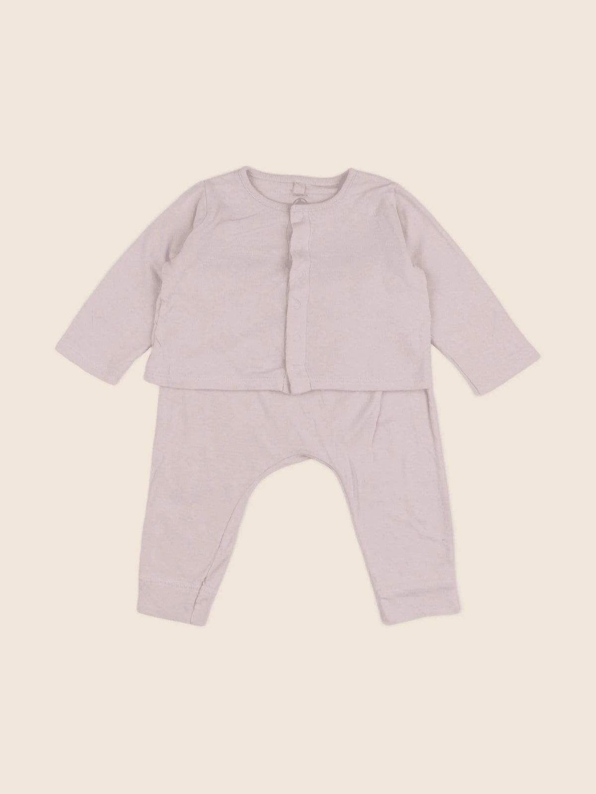 Petit Bateau - ensemble rose - 12 mois