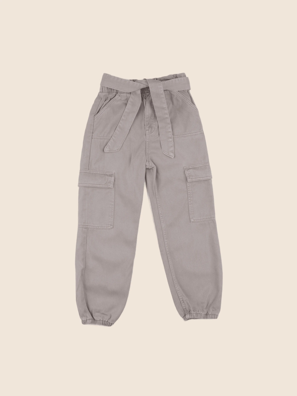 Vertbaudet - jean beige - 8 ans