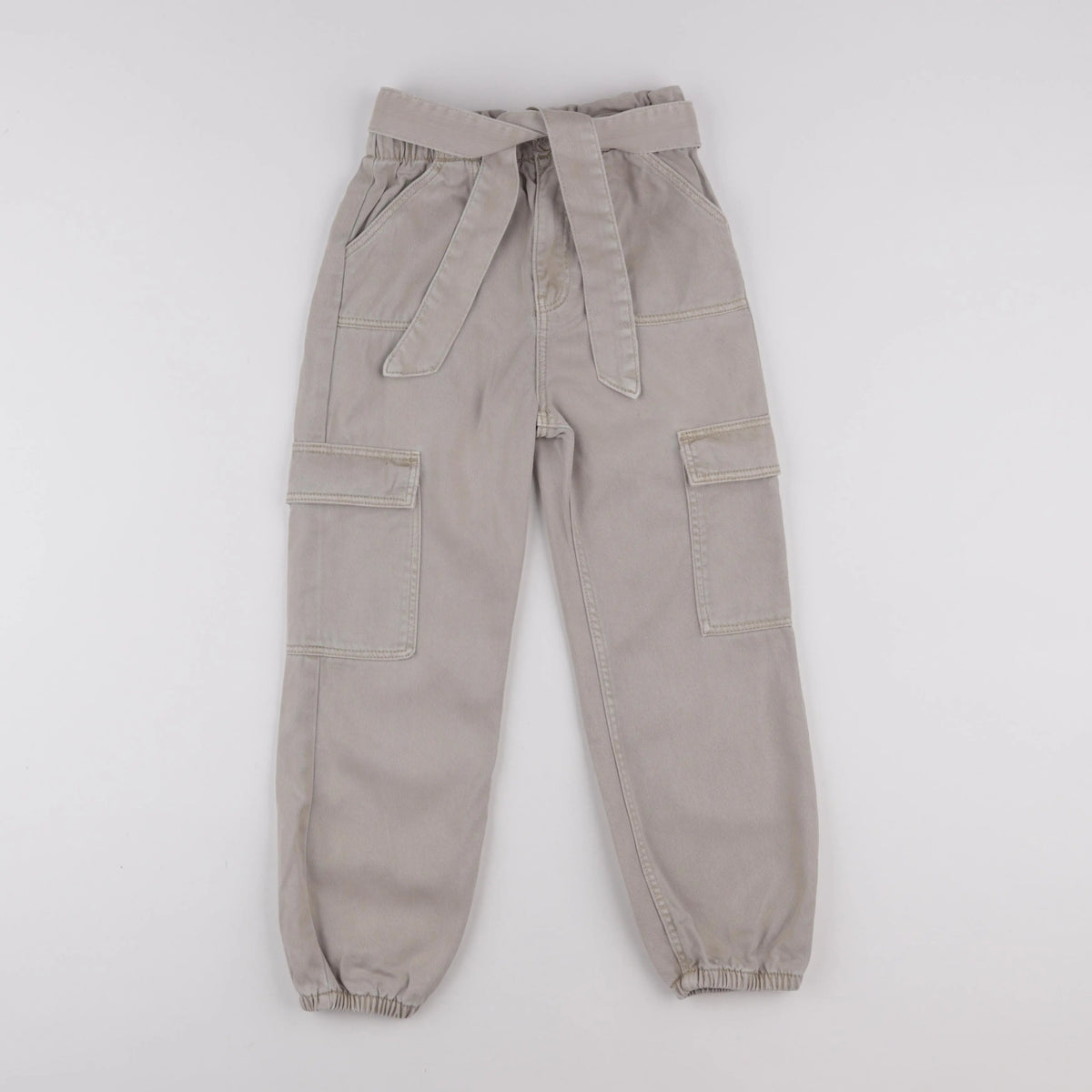 Vertbaudet - jean beige - 8 ans