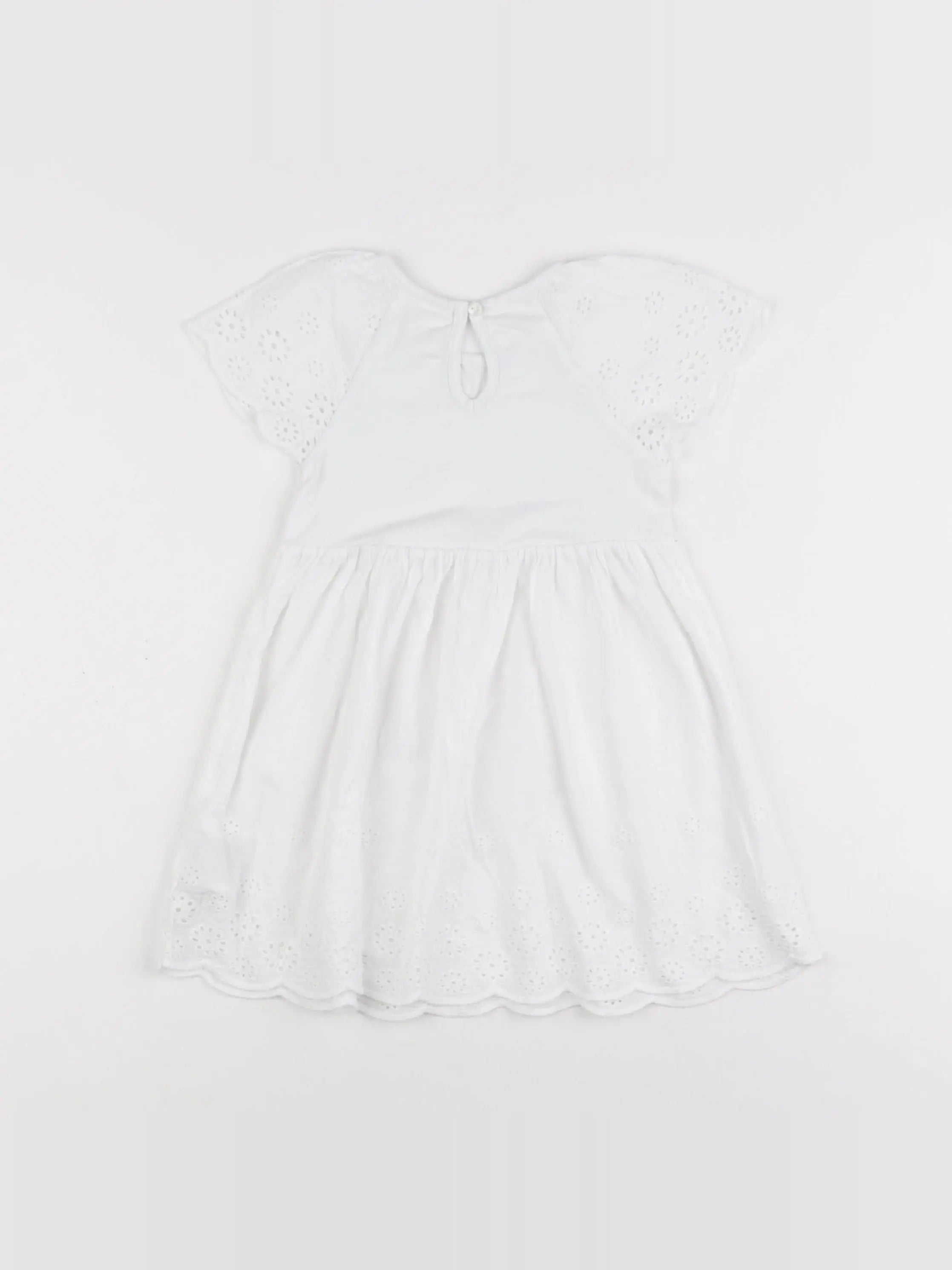 H&M - robe blanc - 18/24 mois