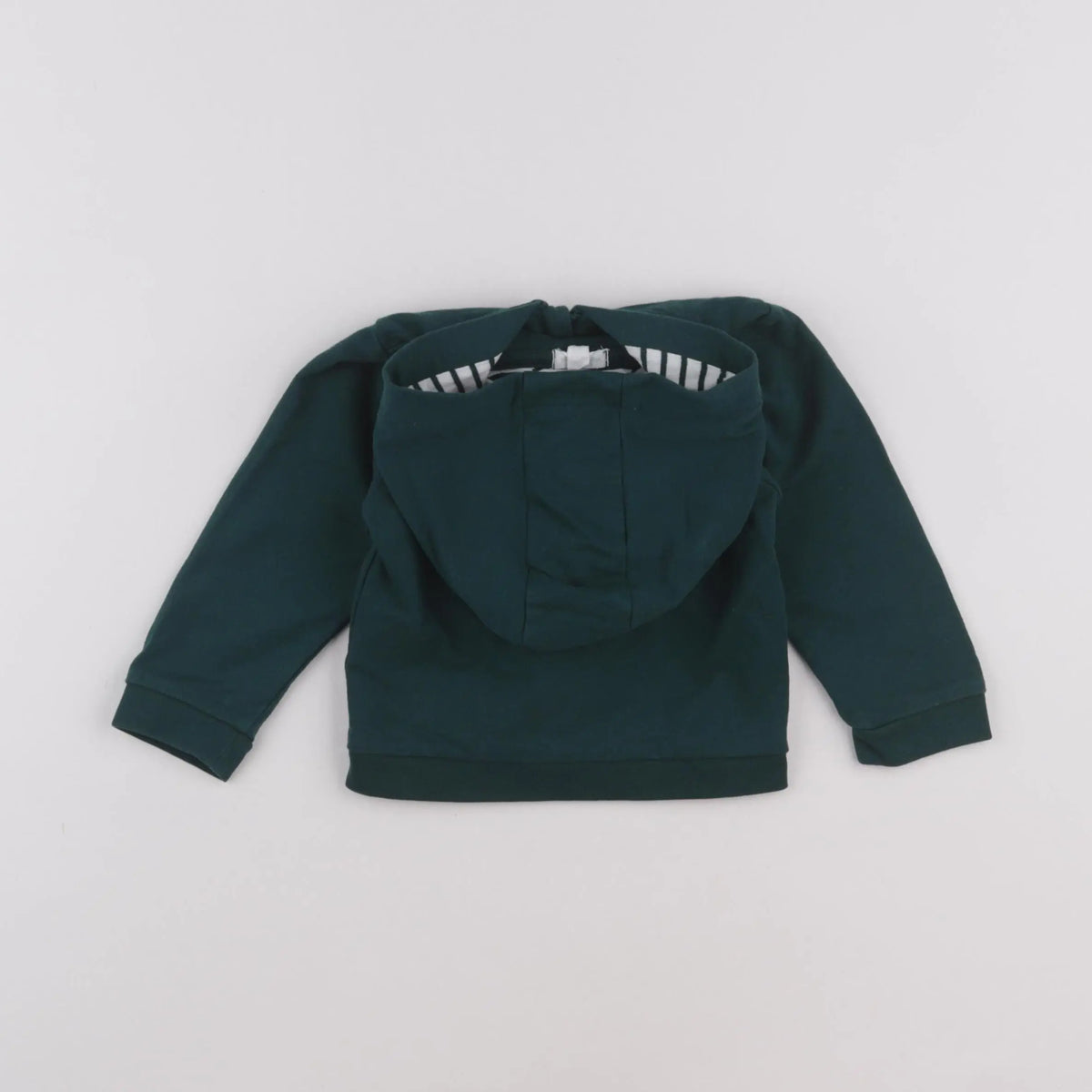 Vertbaudet - sweat vert - 12 mois