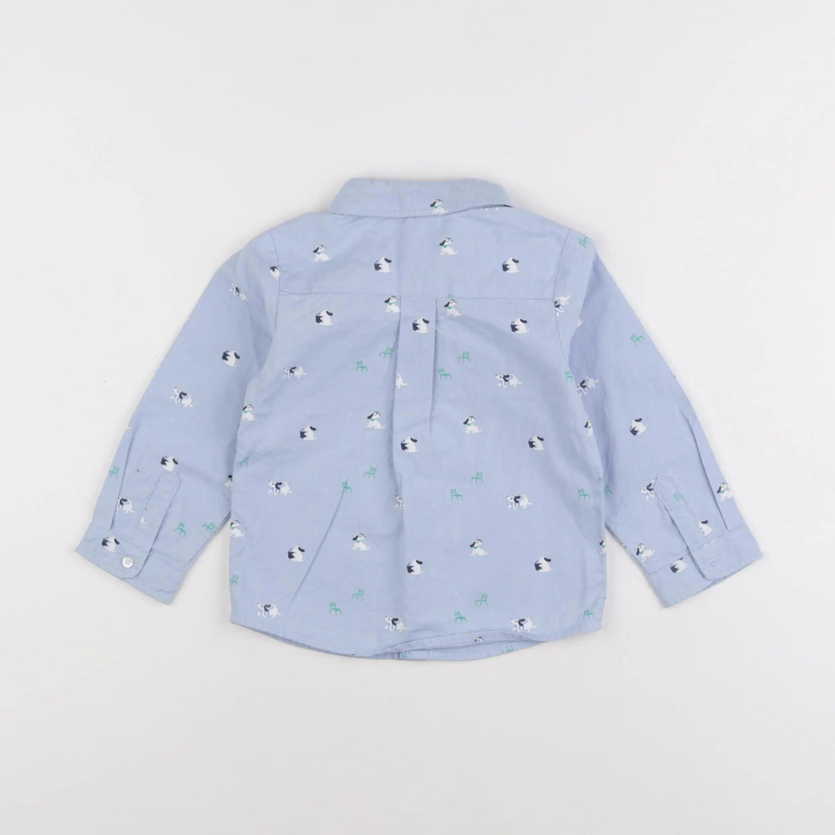 Jacadi - chemise bleu - 24 mois