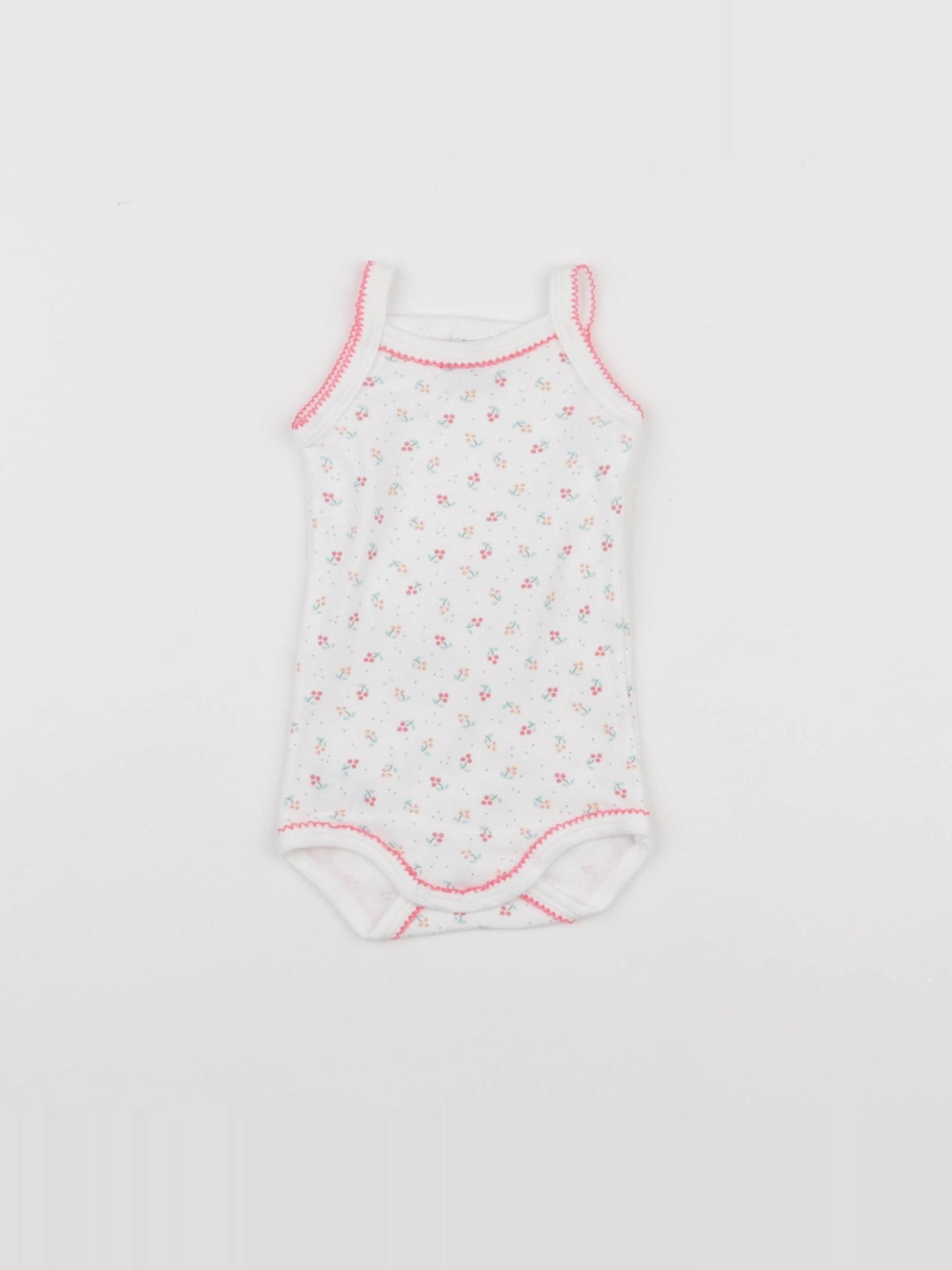 Petit Bateau - body blanc - 3 mois
