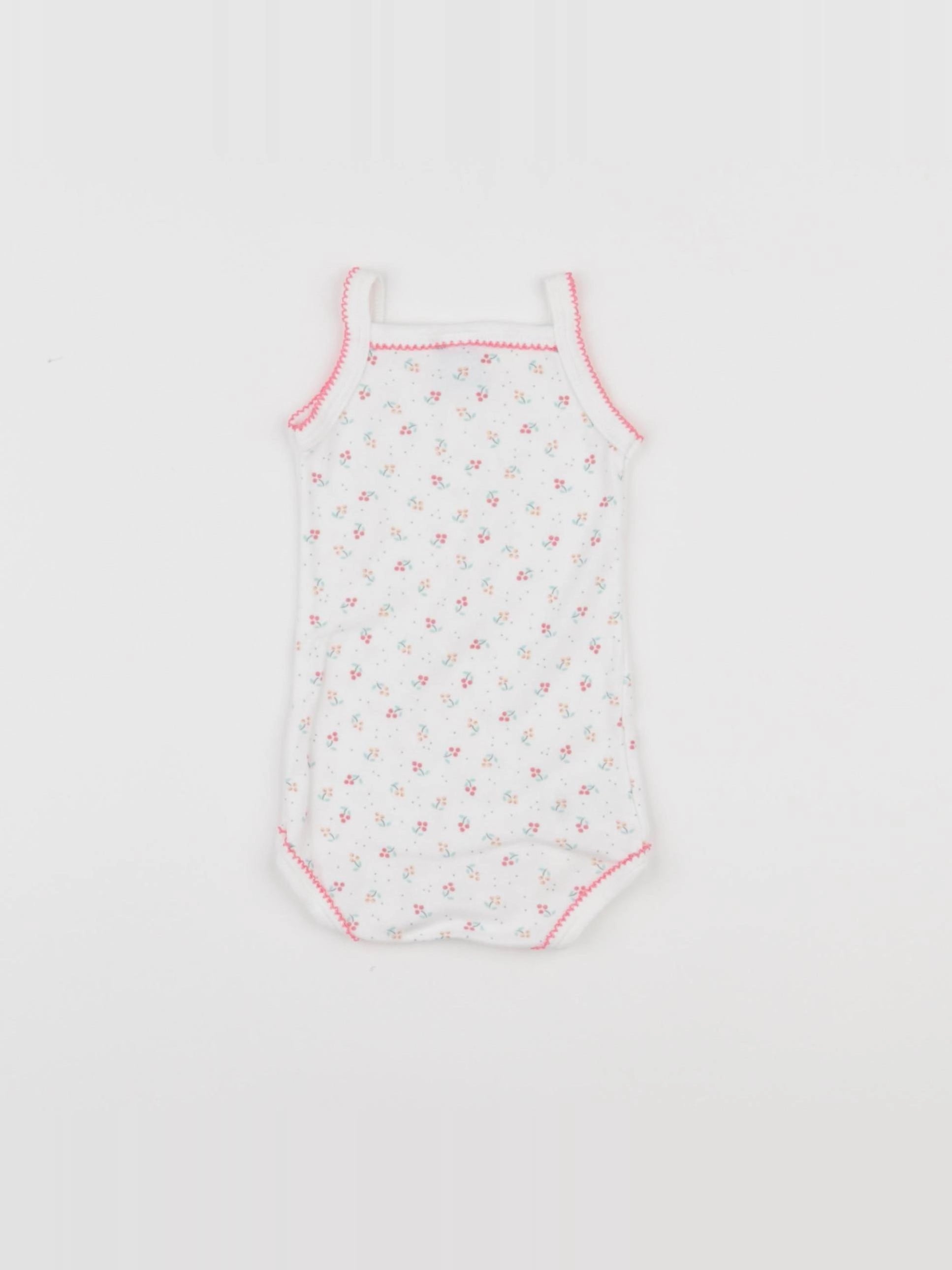Petit Bateau - body blanc - 3 mois