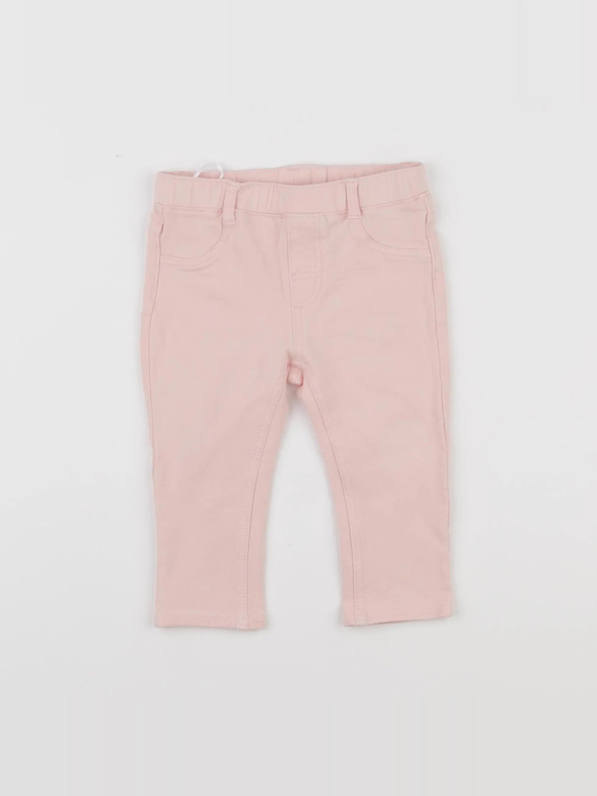 H&M - jegging rose - 9/12 mois