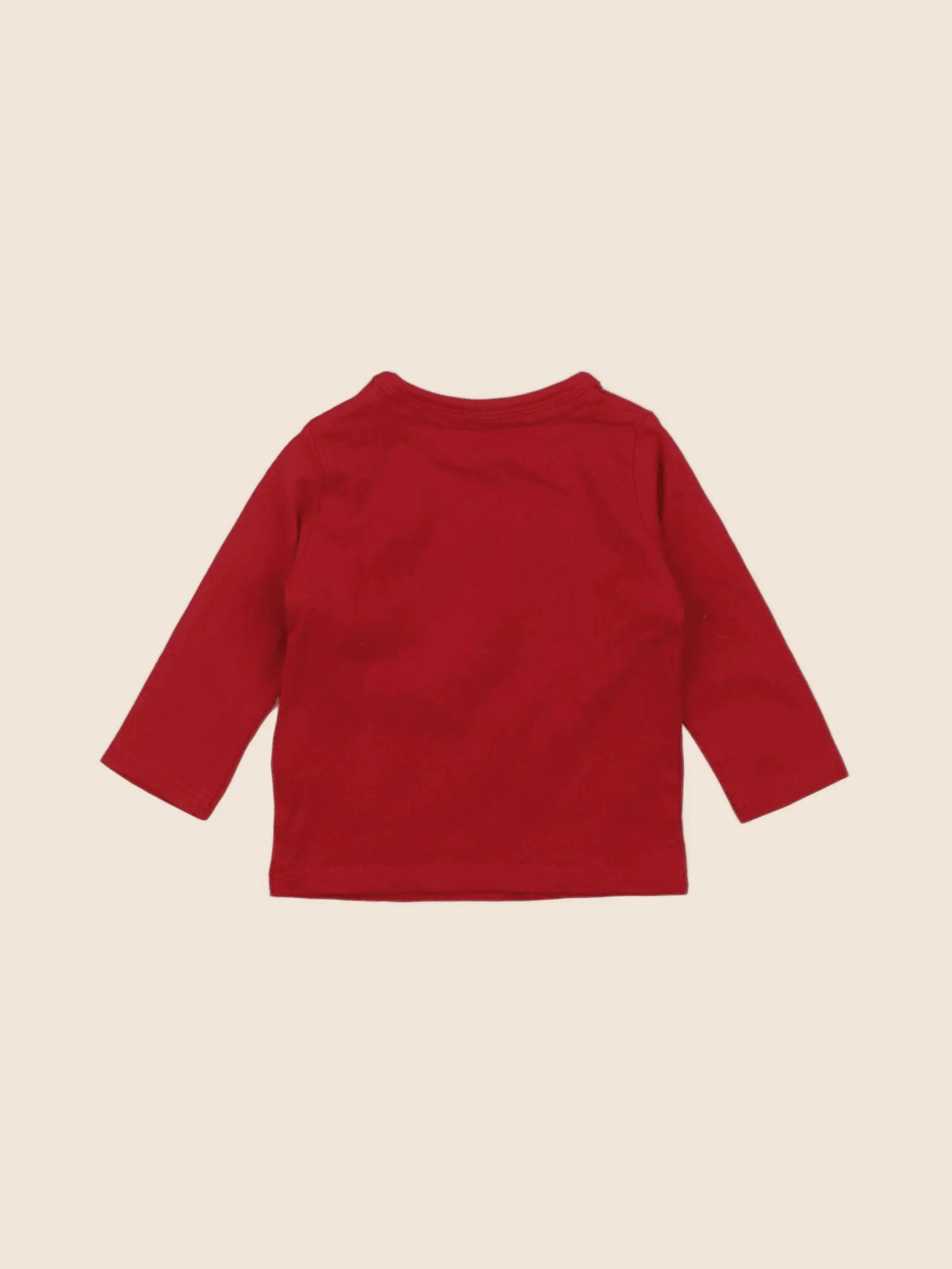 Vertbaudet - tee-shirt rouge - 3 mois