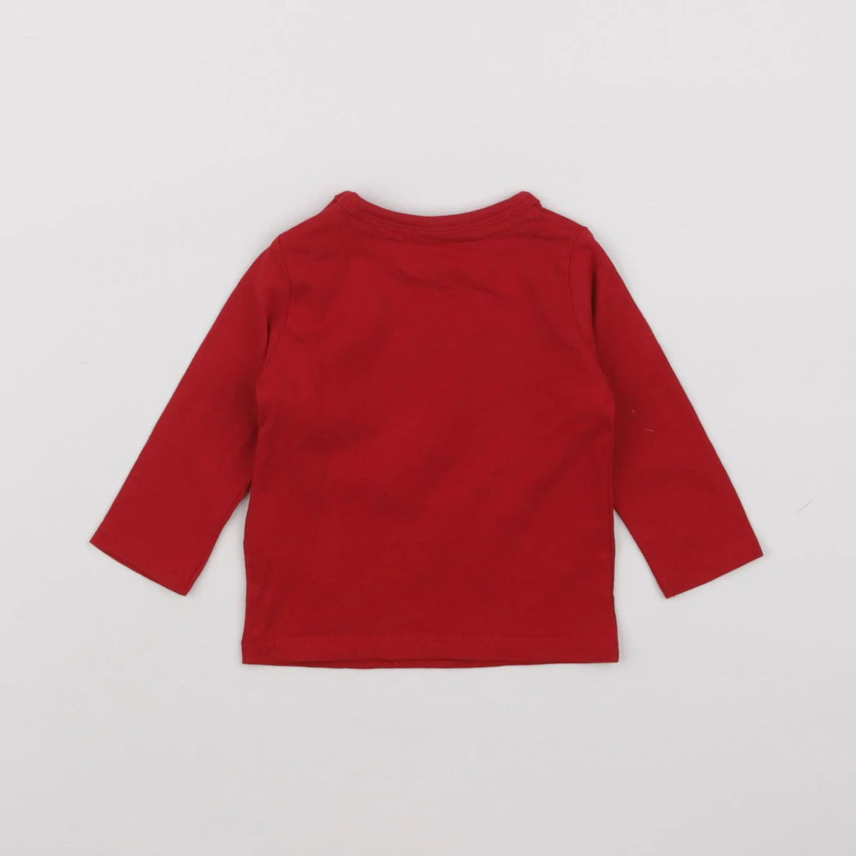 Vertbaudet - tee-shirt rouge - 3 mois