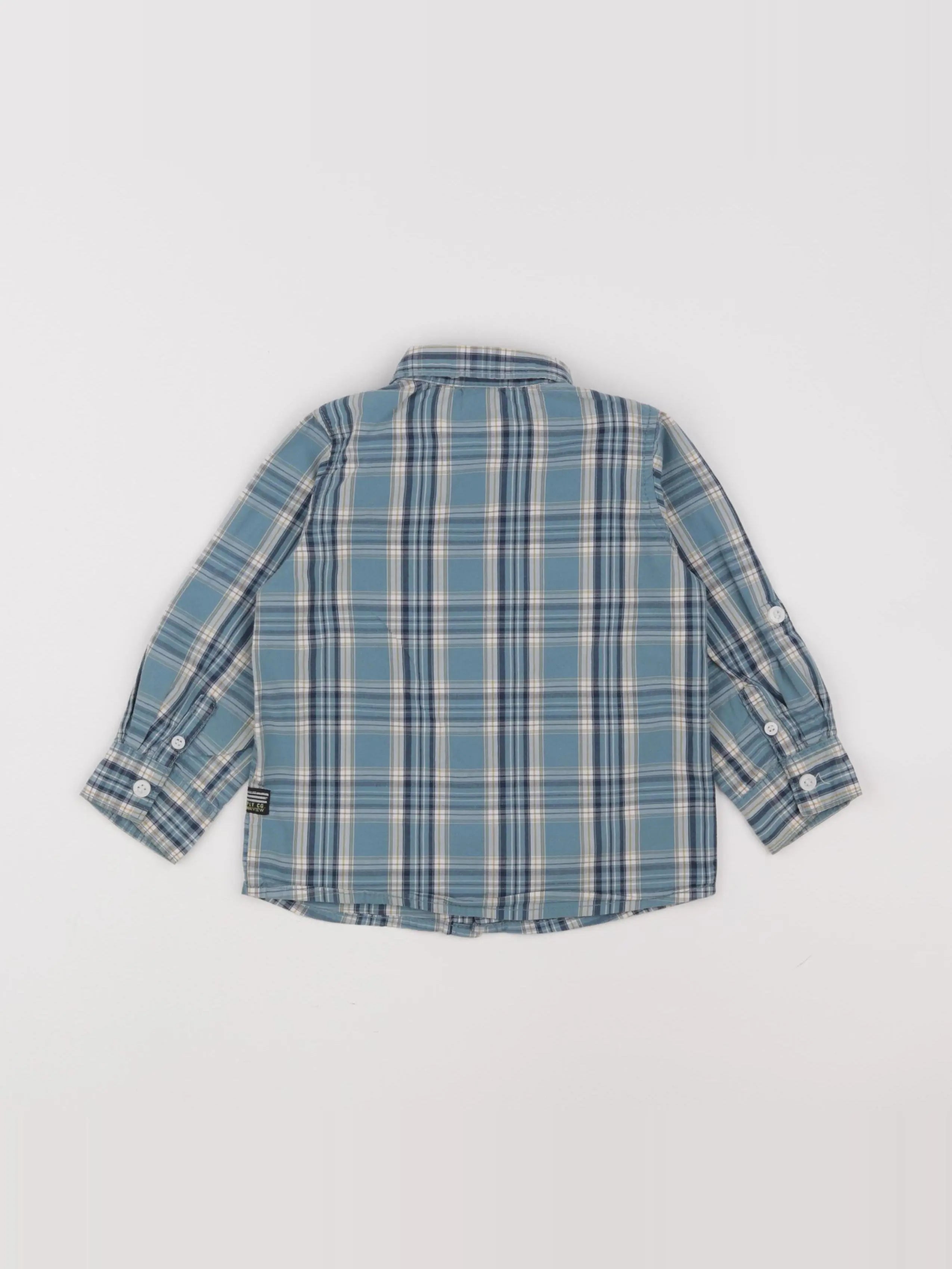 Tape à l'oeil - chemise bleu - 2 ans