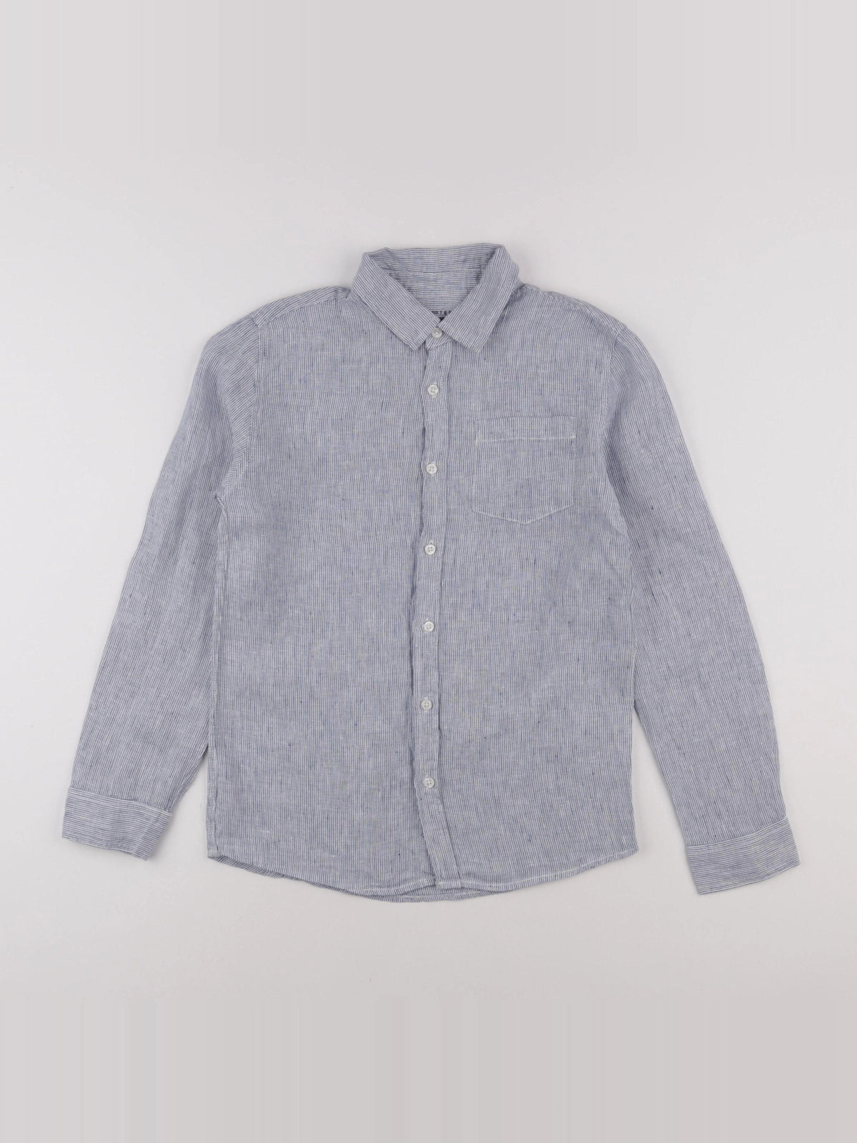 Monoprix - chemise bleu - 12 ans