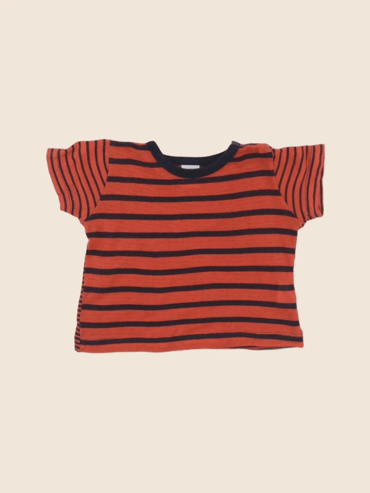 Petit Bateau - tee-shirt rouge - 6 mois