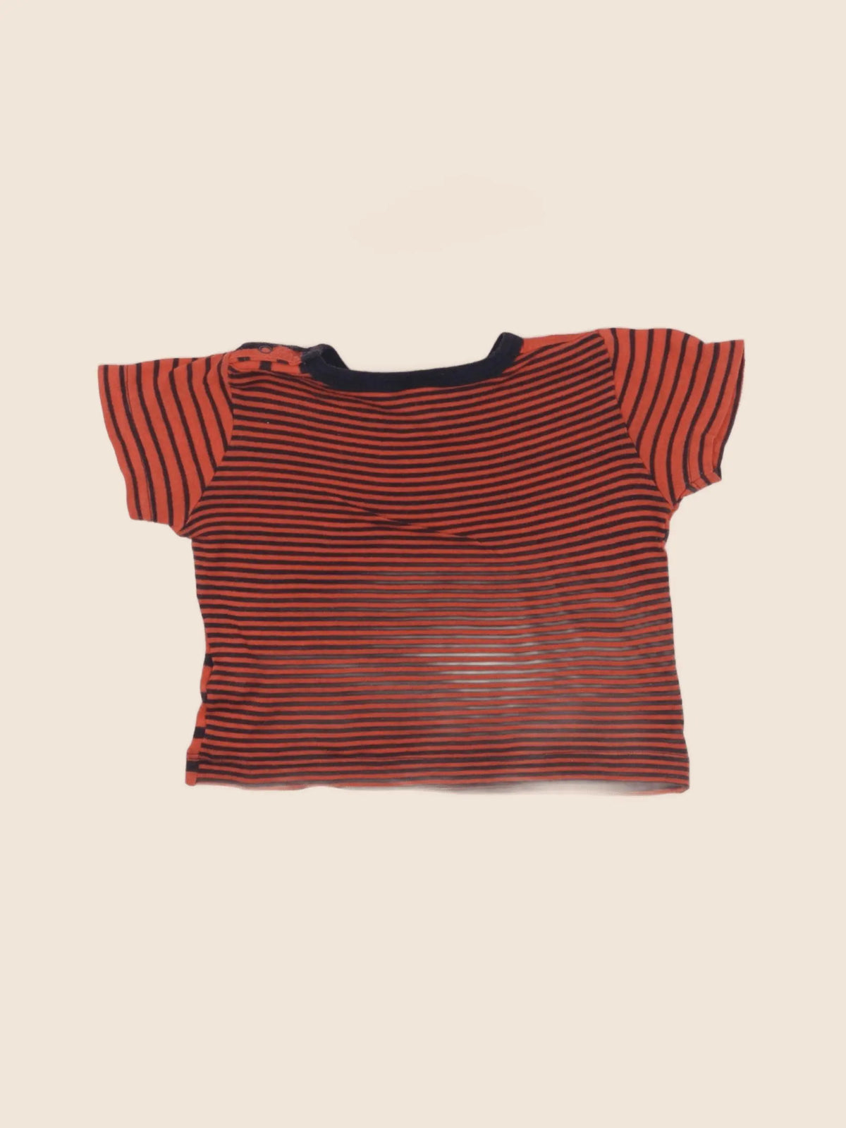 Petit Bateau - tee-shirt rouge - 6 mois