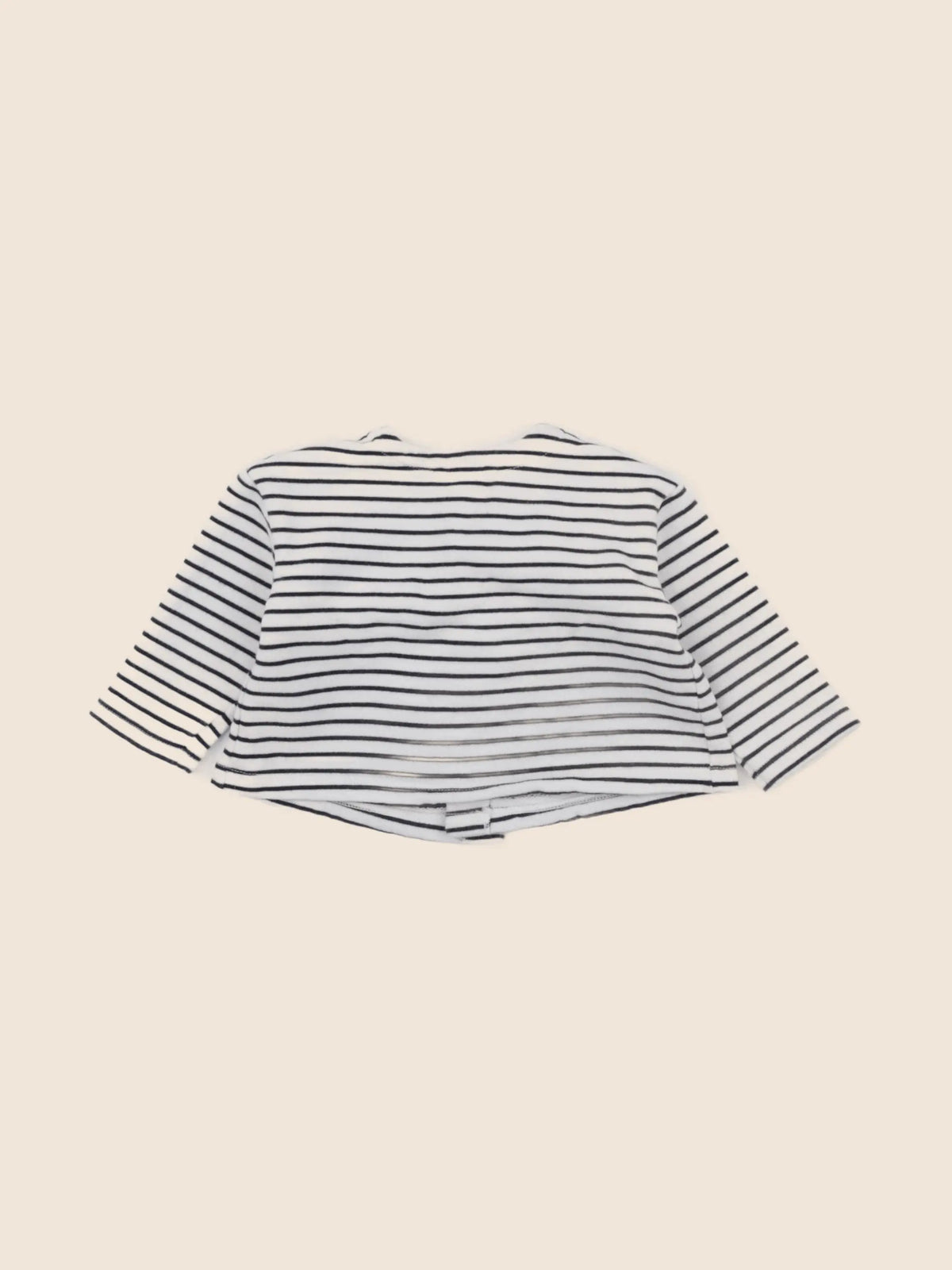 Petit Bateau - sweat bleu - 6 mois