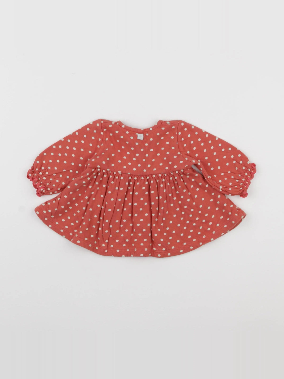 Petit Bateau - robe rouge - 3 mois