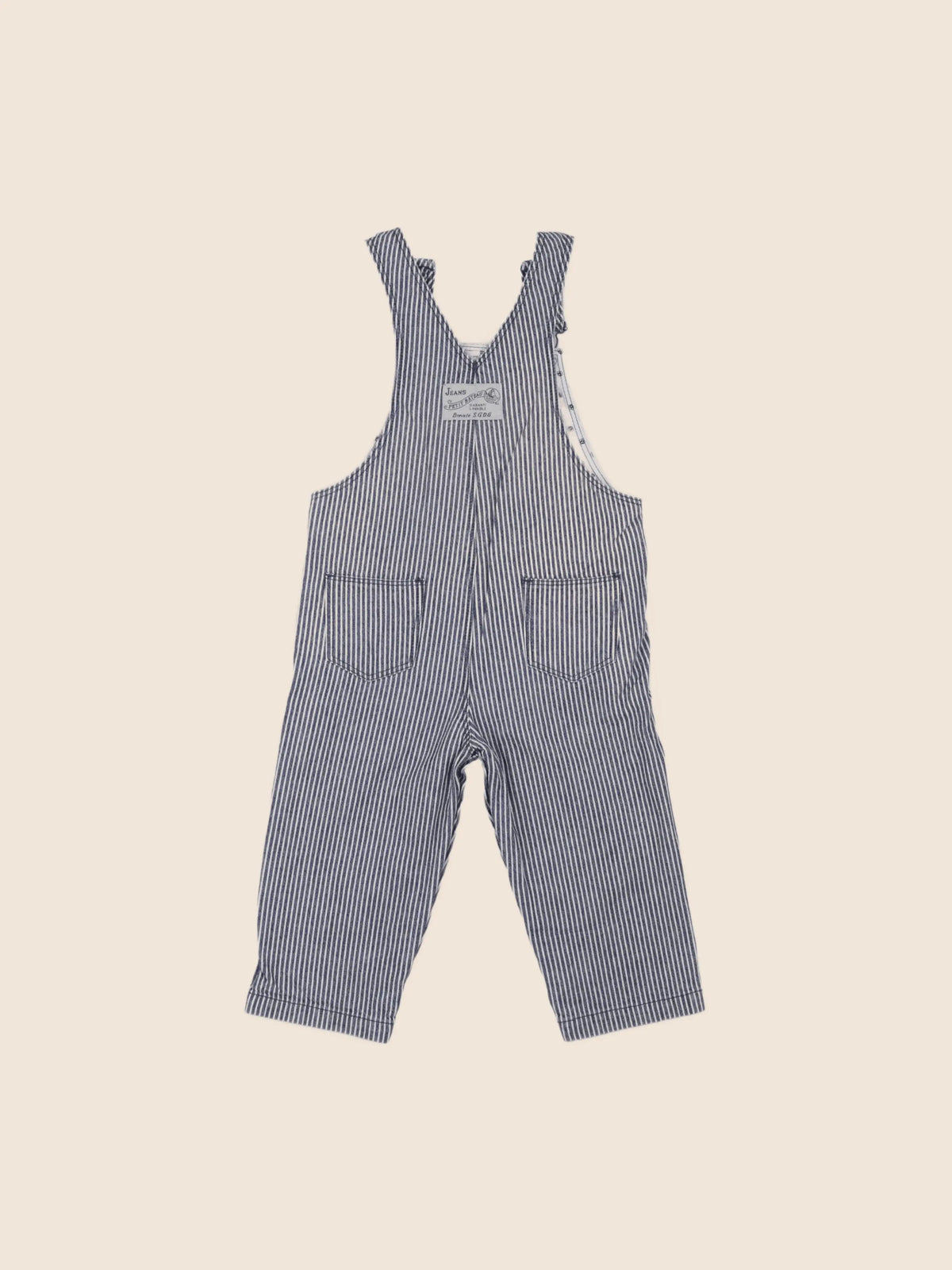 Petit Bateau - salopette bleu - 12 mois