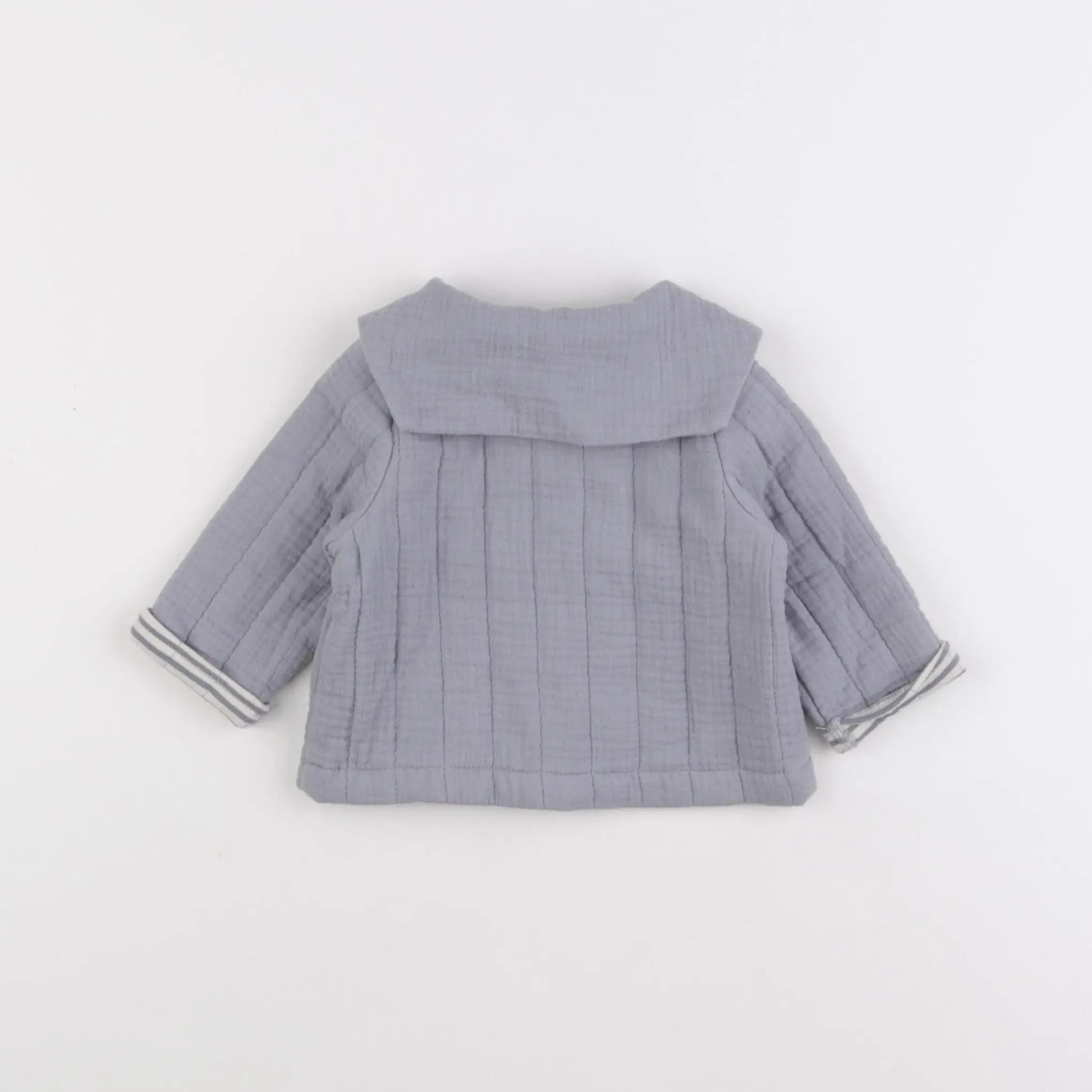 Vertbaudet - veste gris - 3 mois