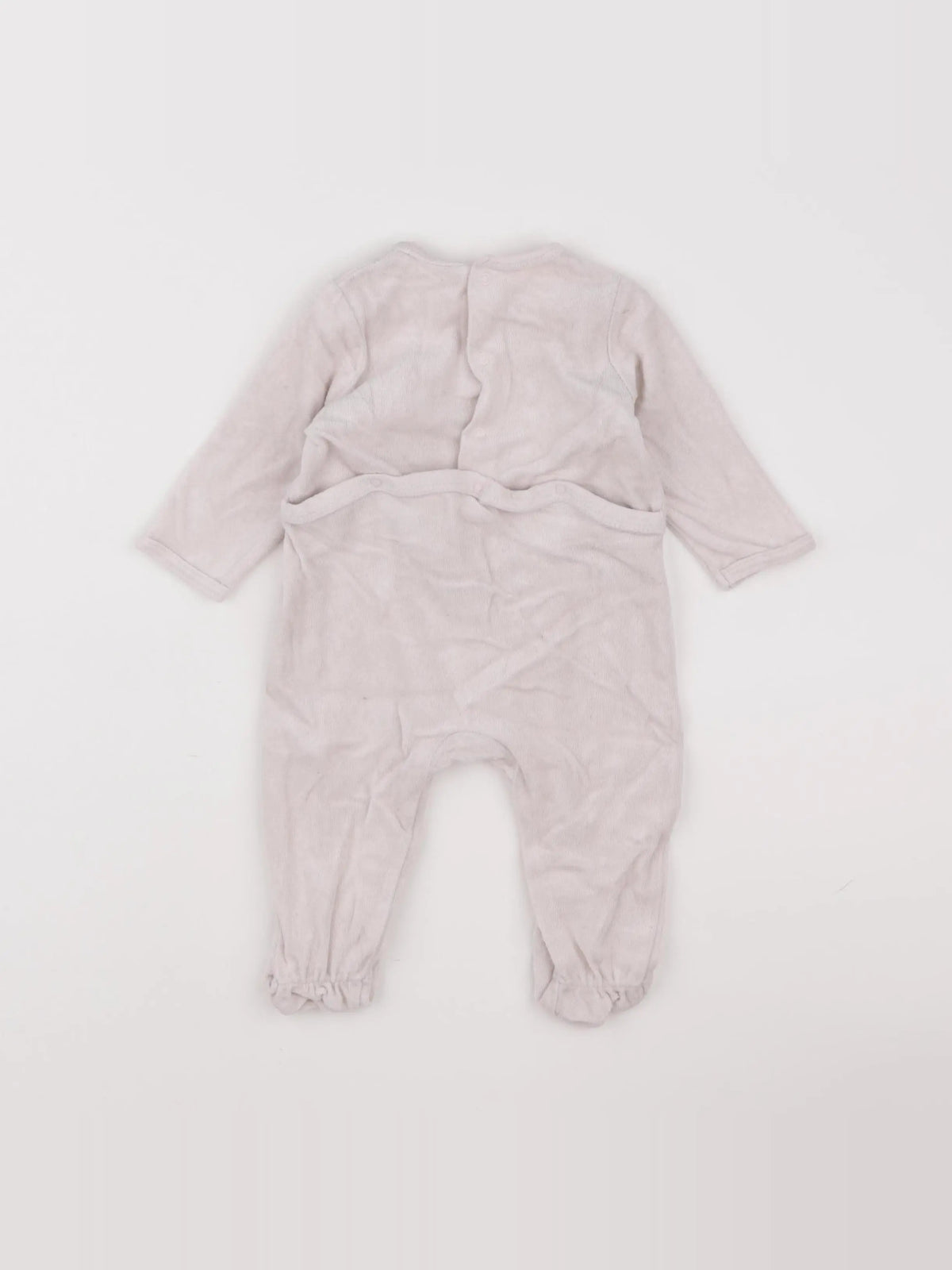 La Redoute - pyjama velours beige - 6 mois