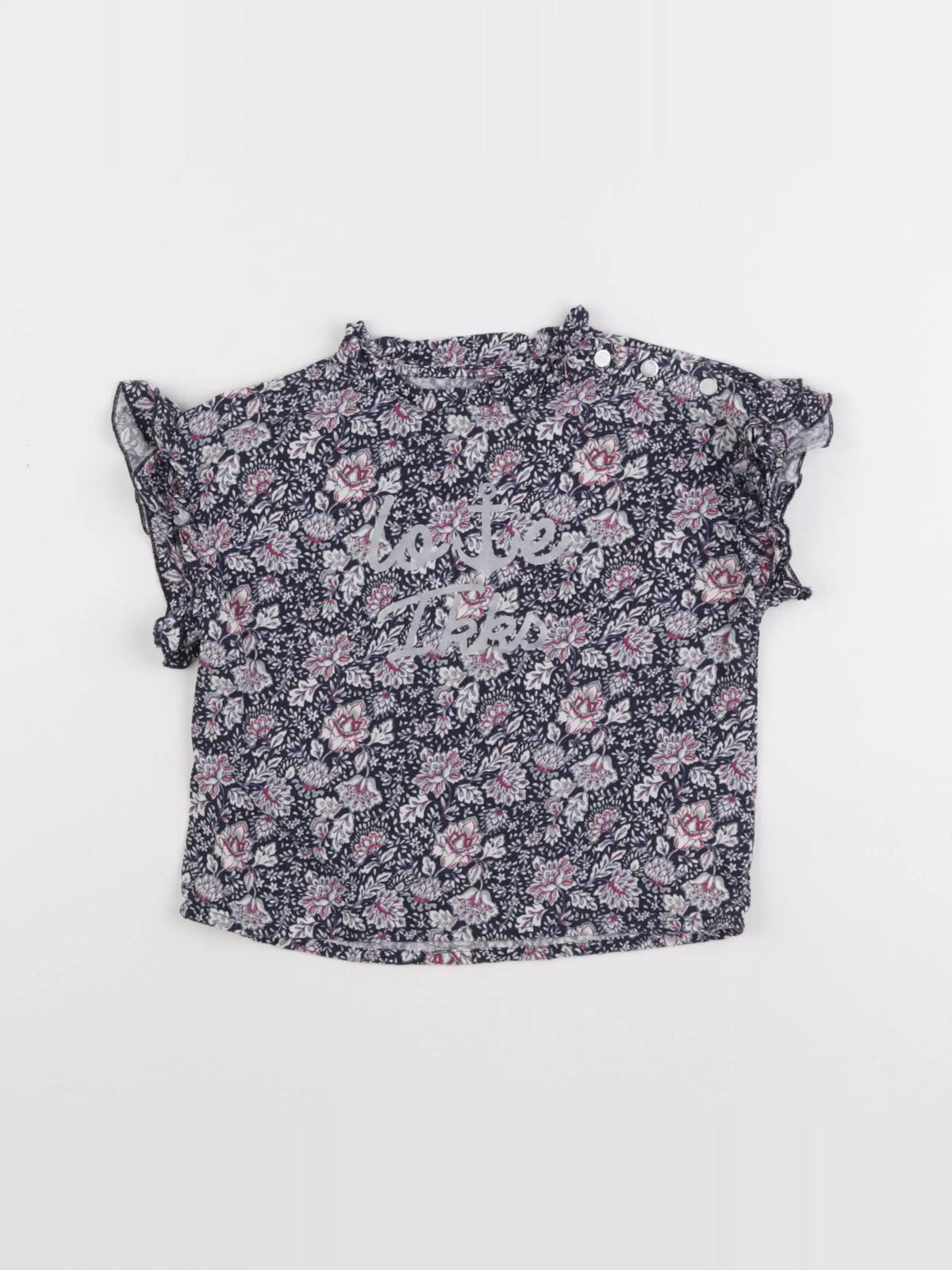 IKKS - blouse bleu - 4 ans