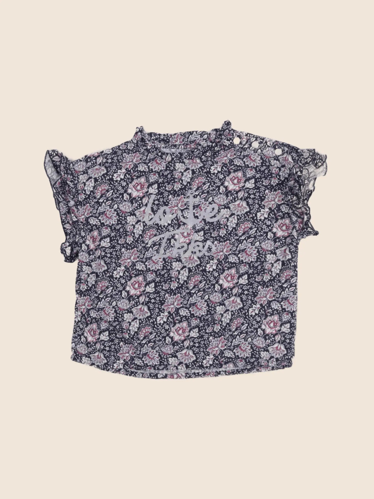 IKKS - blouse bleu - 4 ans