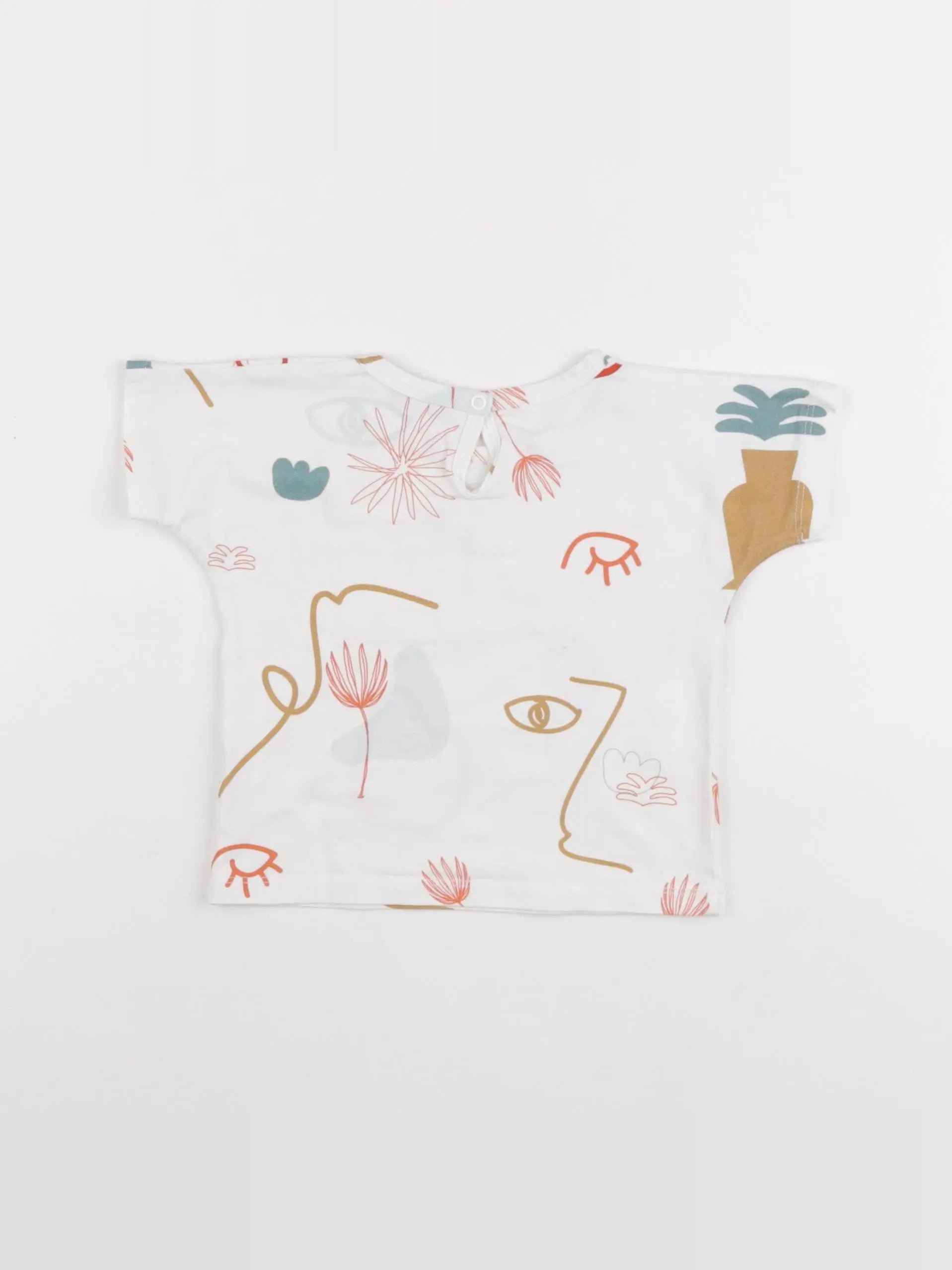 Kapoune - tee-shirt blanc - 12 mois