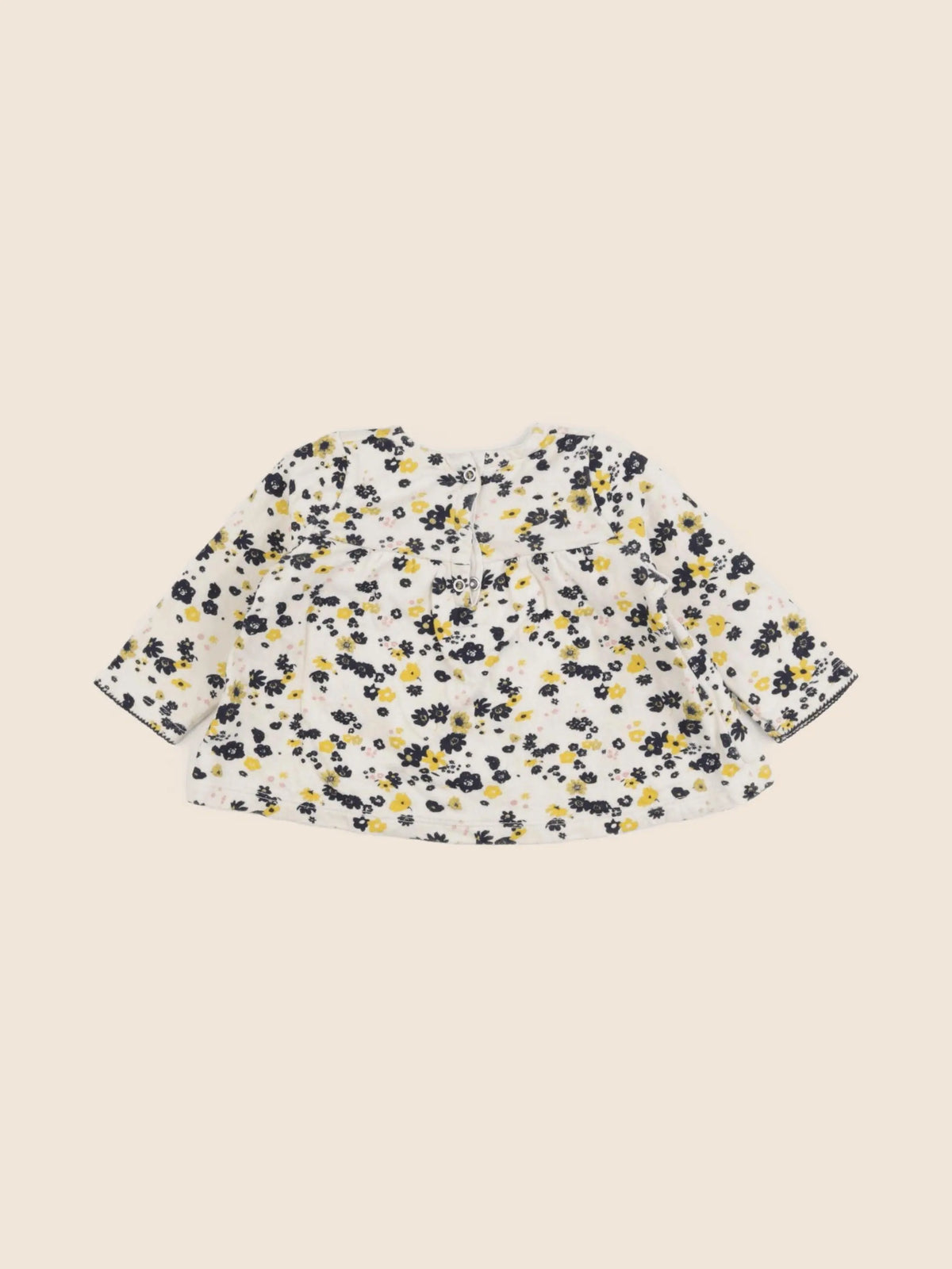 Petit Bateau - tee-shirt beige - 6 mois