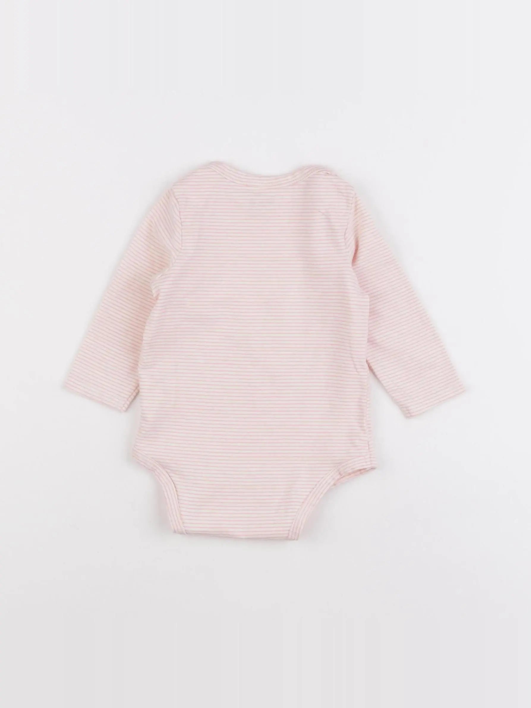 Tape à l'oeil - body rose - 6 mois