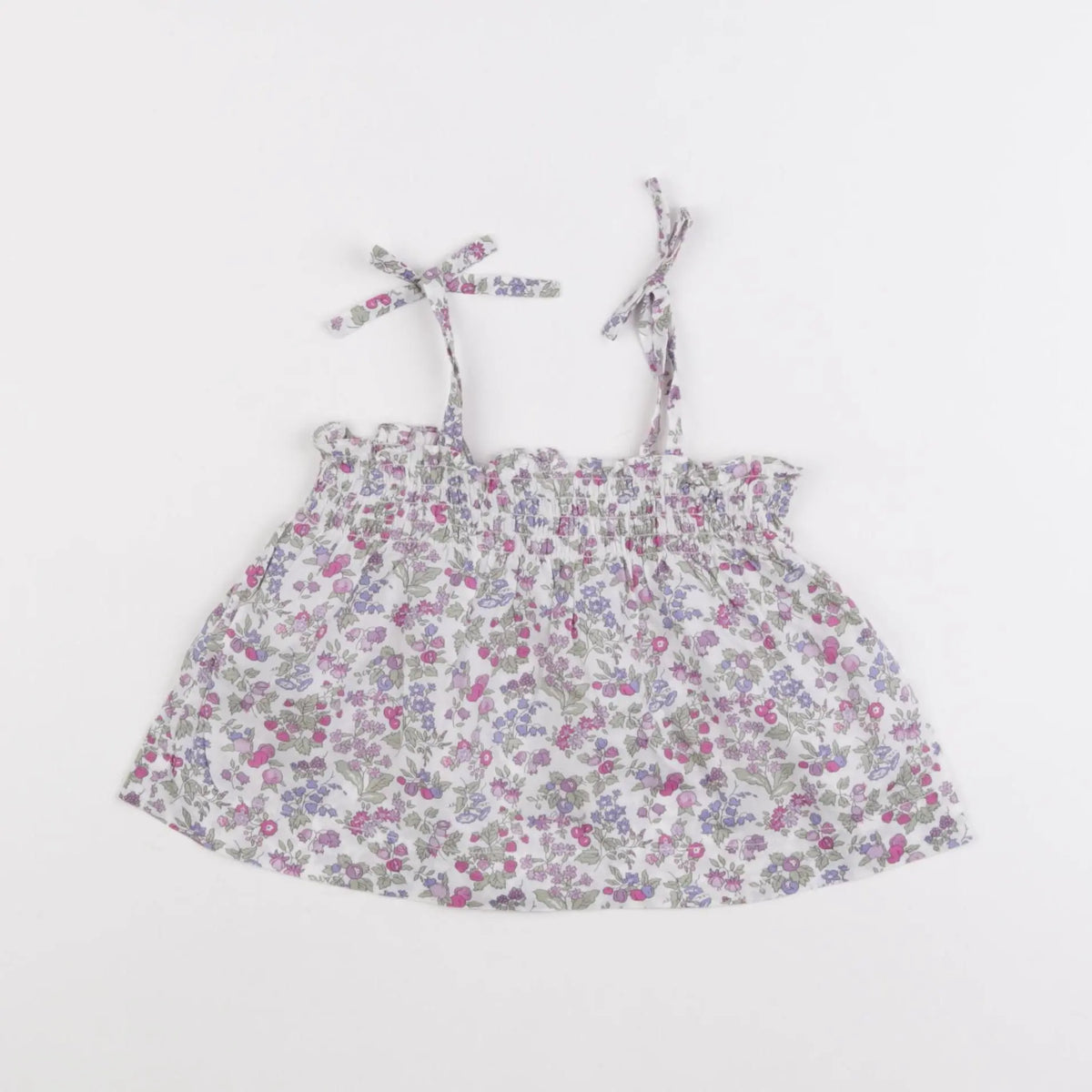 Jacadi - blouse liberty violet - 12 mois