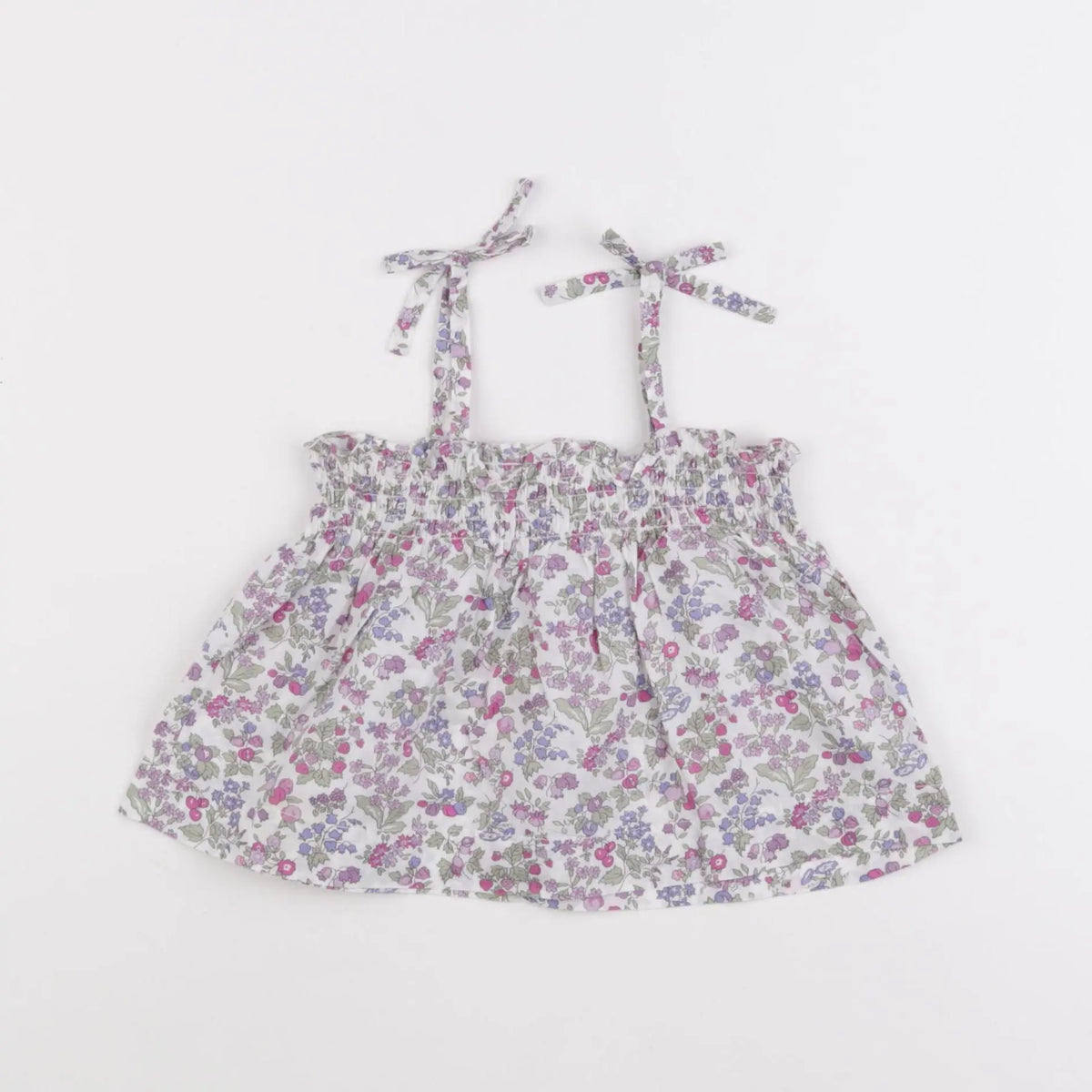 Jacadi - blouse liberty violet - 12 mois