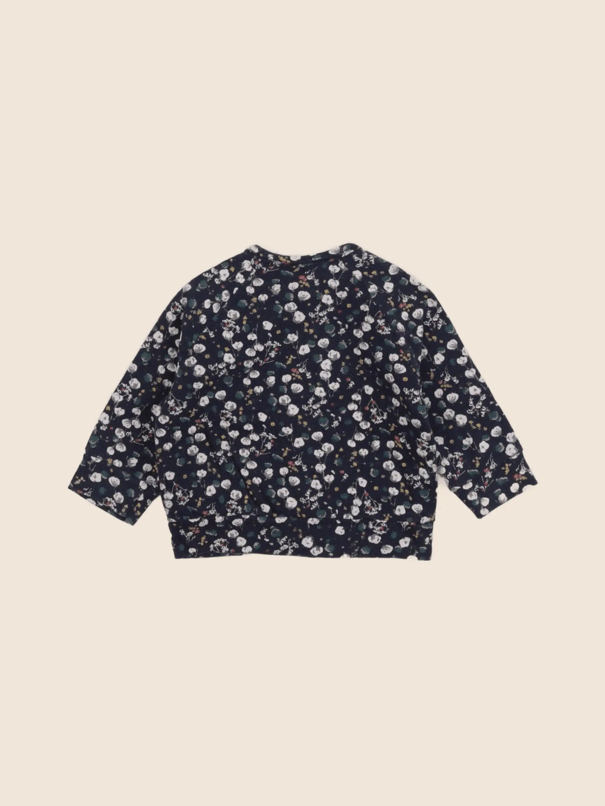 Petit Bateau - sweat bleu - 6 mois