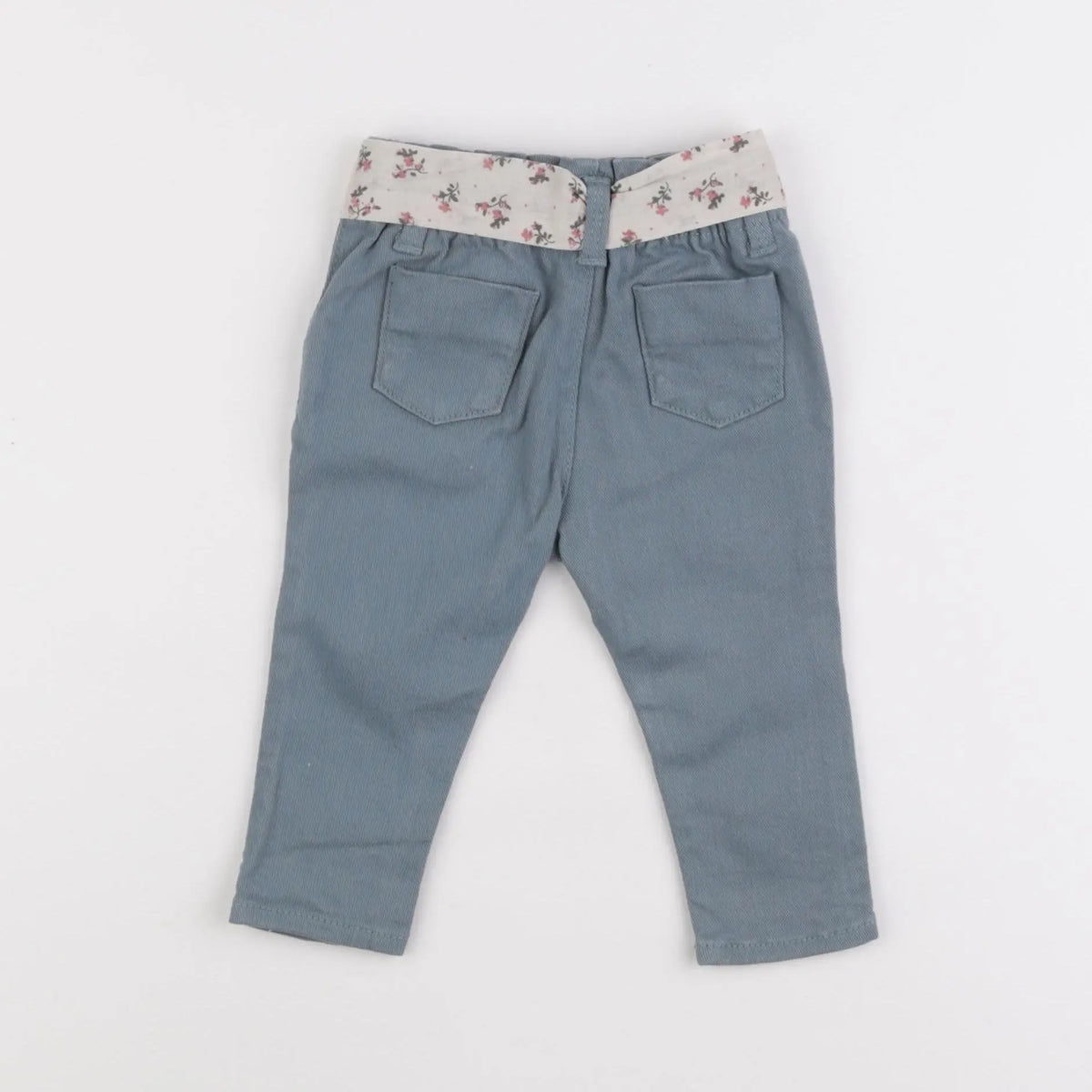 Vertbaudet - pantalon vert - 6 mois