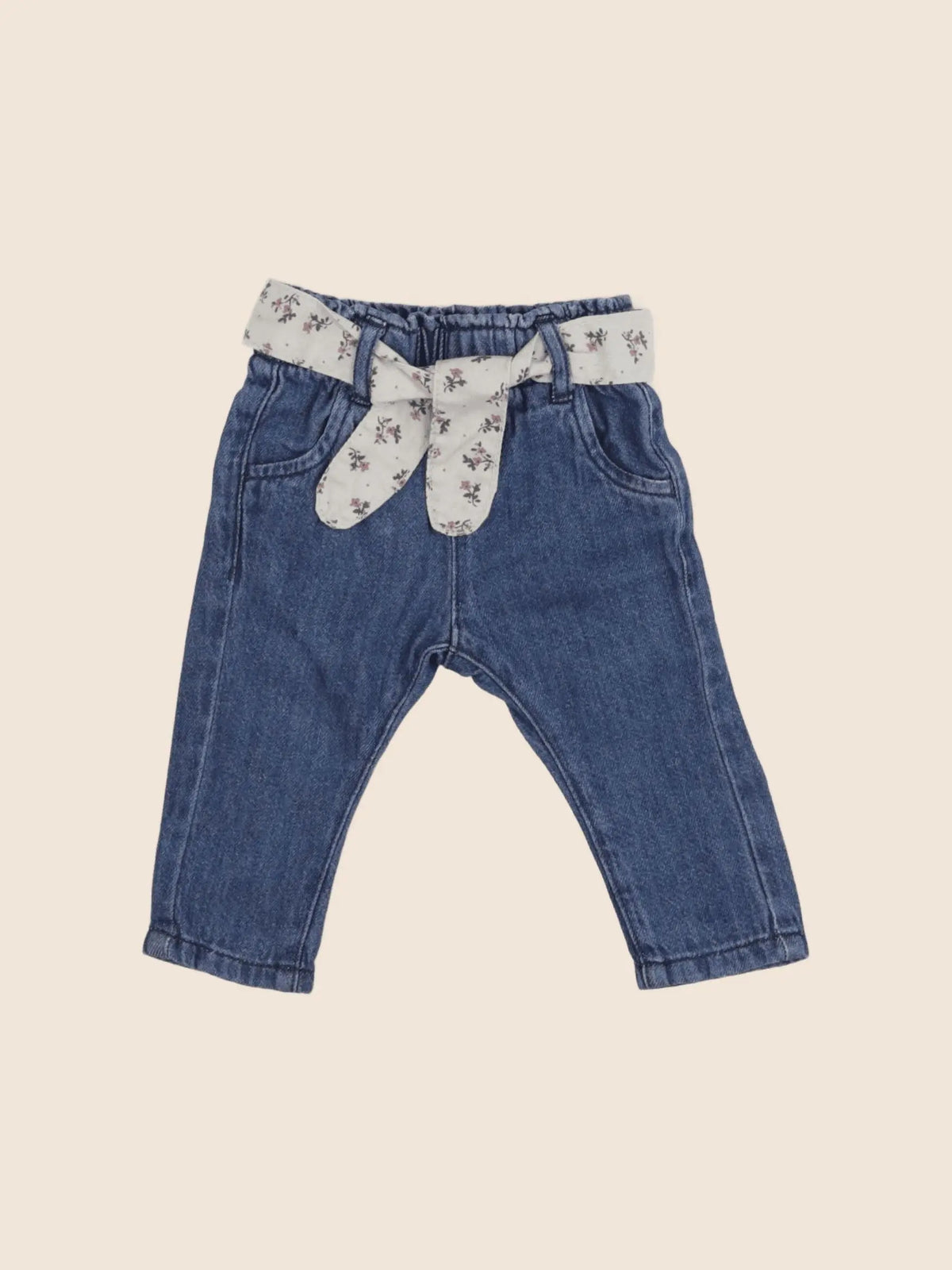 Vertbaudet - jean bleu - 6 mois