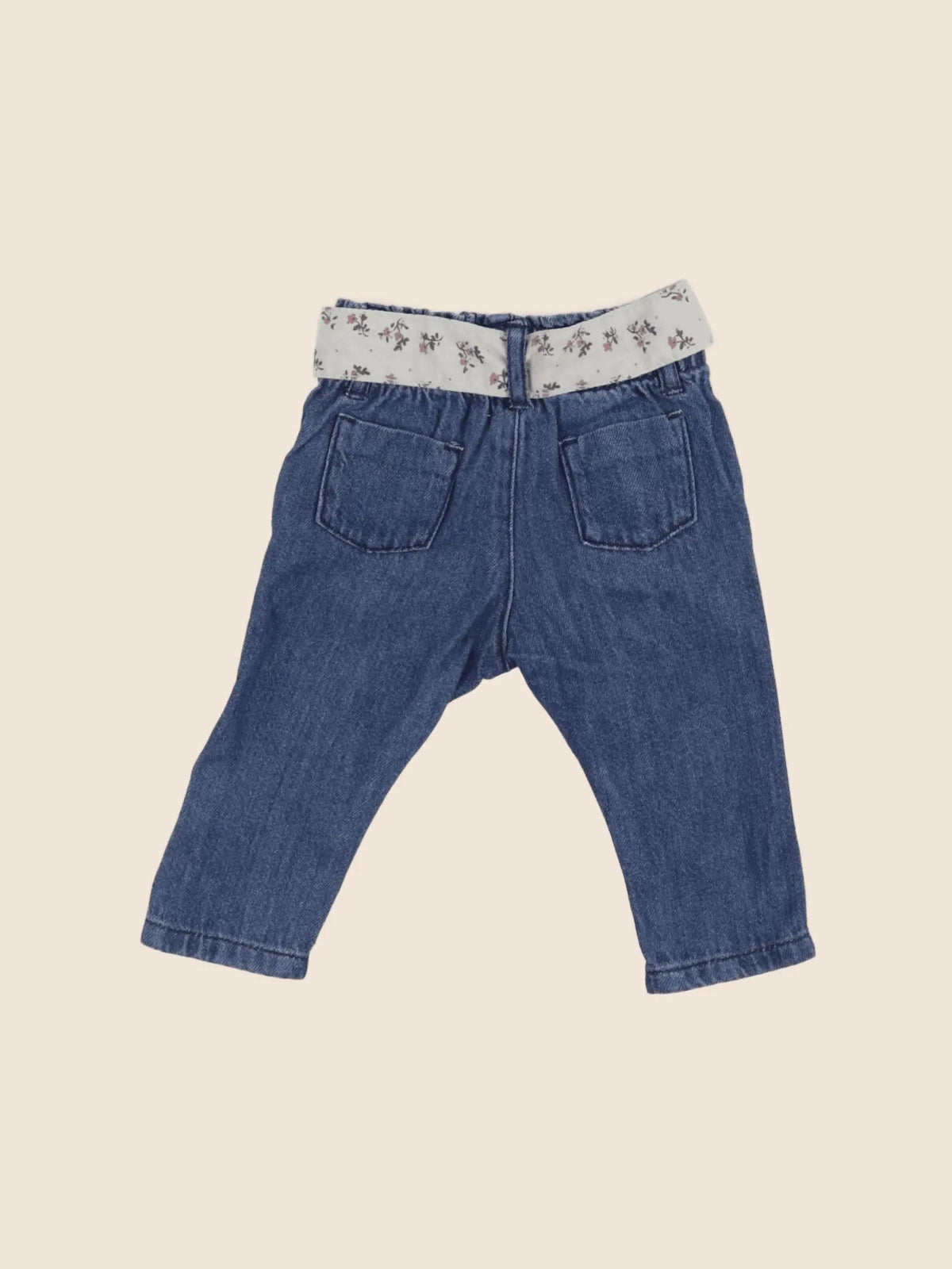 Vertbaudet - jean bleu - 6 mois