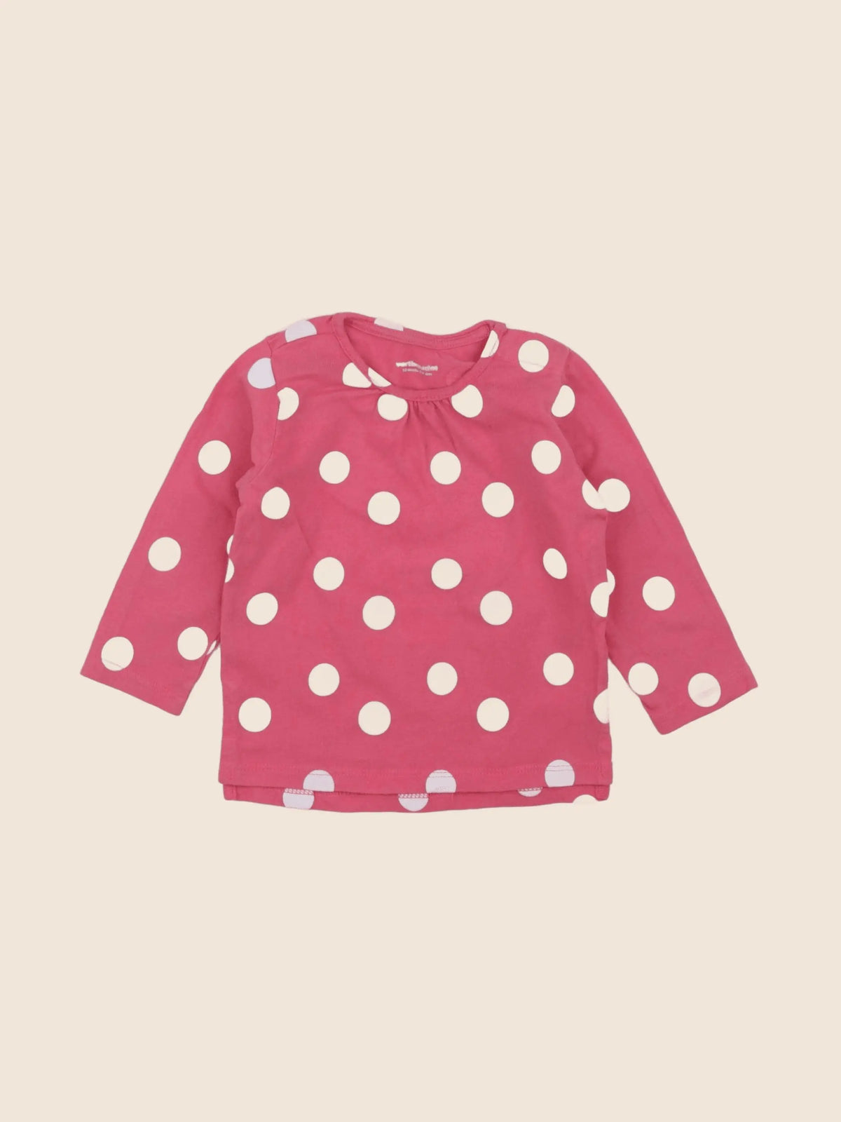 Vertbaudet - tee-shirt rose - 12 mois