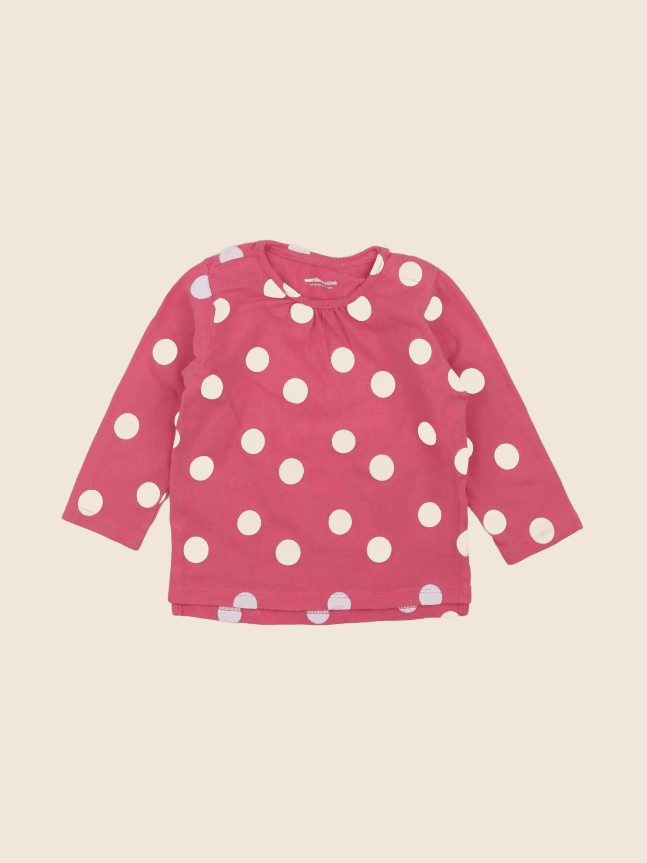 Vertbaudet - tee-shirt rose - 12 mois