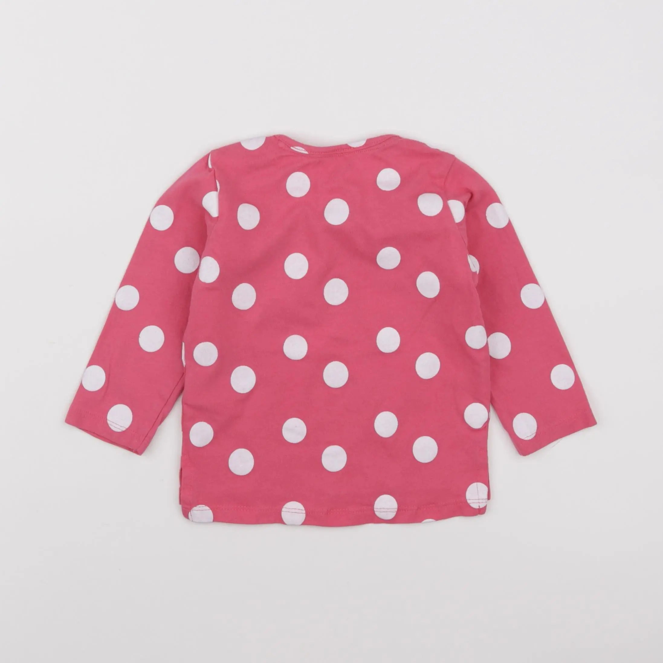Vertbaudet - tee-shirt rose - 12 mois
