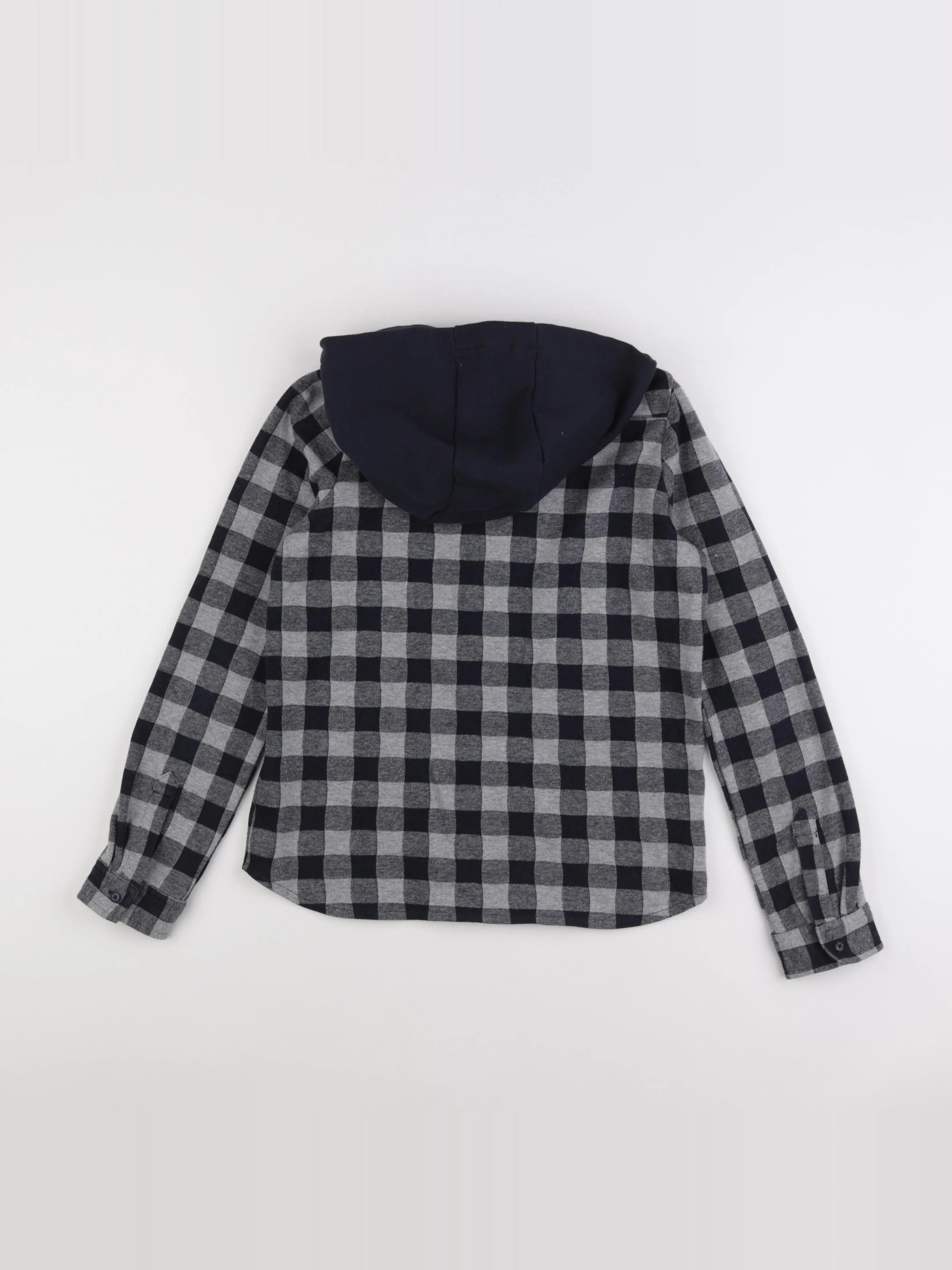 IKKS - chemise bleu, gris - 12 ans