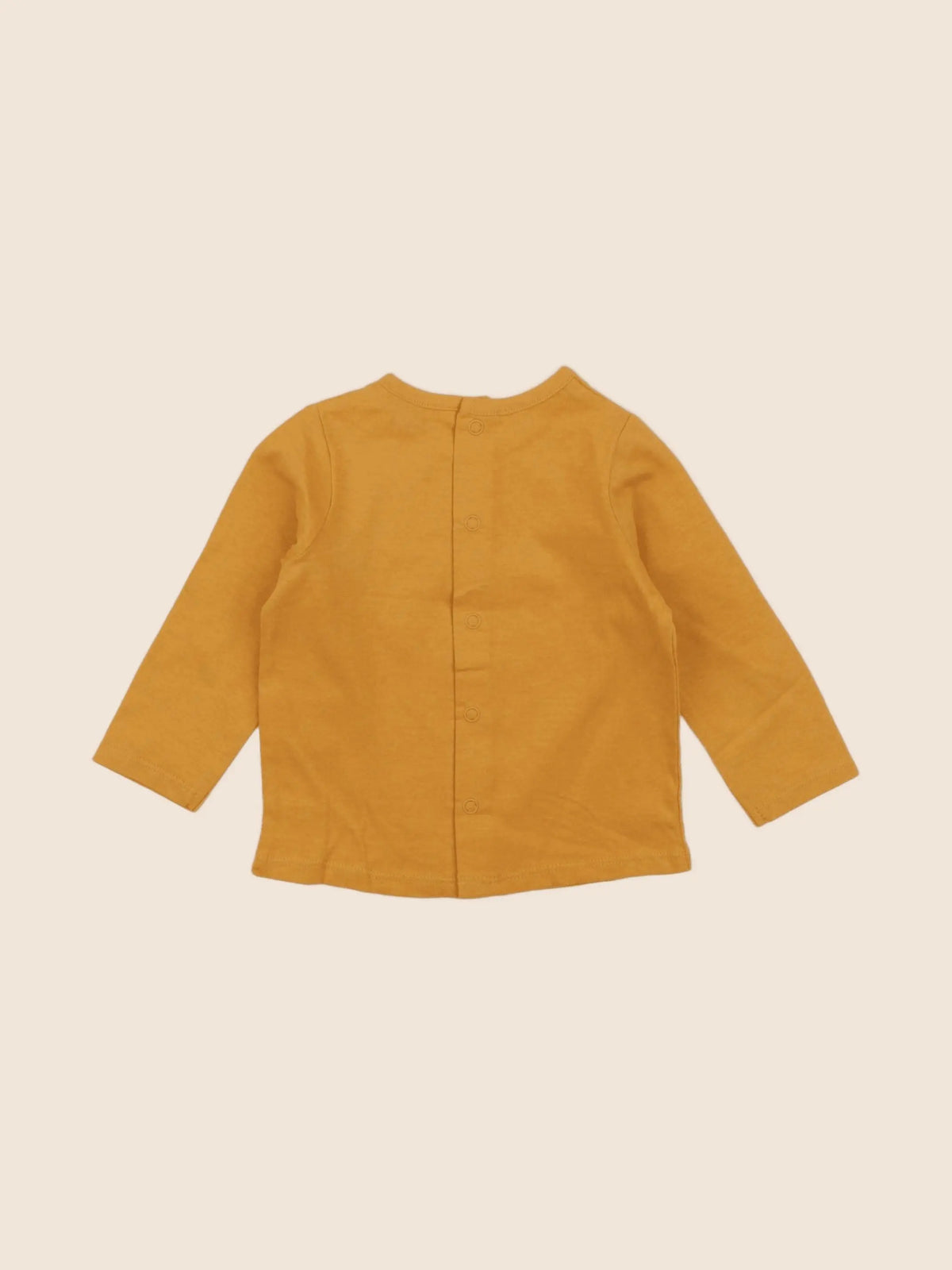 Vertbaudet - tee-shirt orange - 6 mois