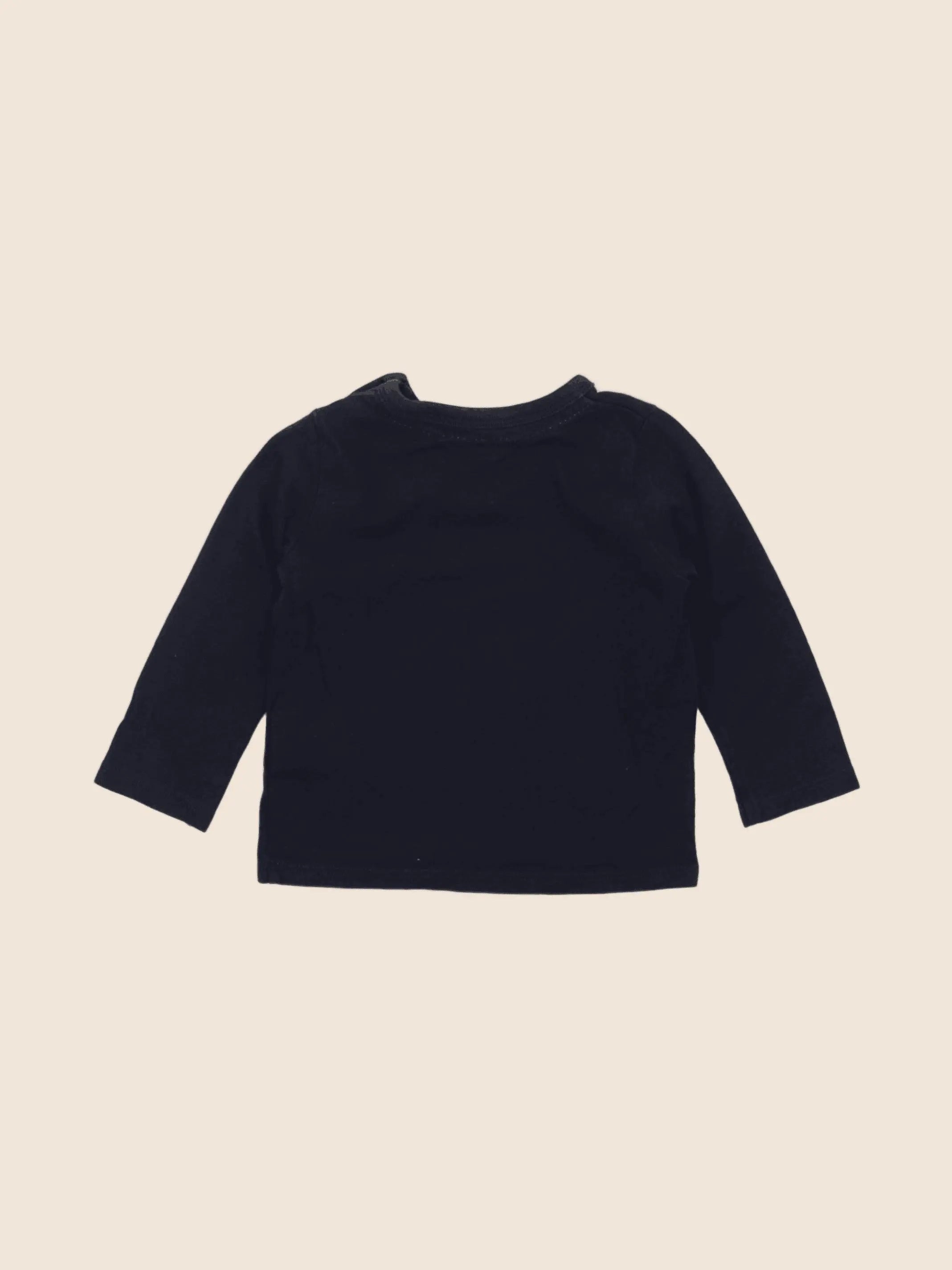 Vertbaudet - tee-shirt bleu - 9 mois