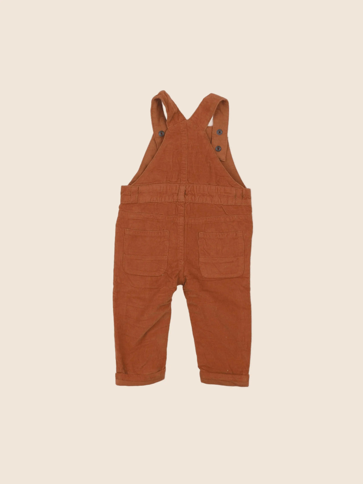 Vertbaudet - salopette marron - 6 mois